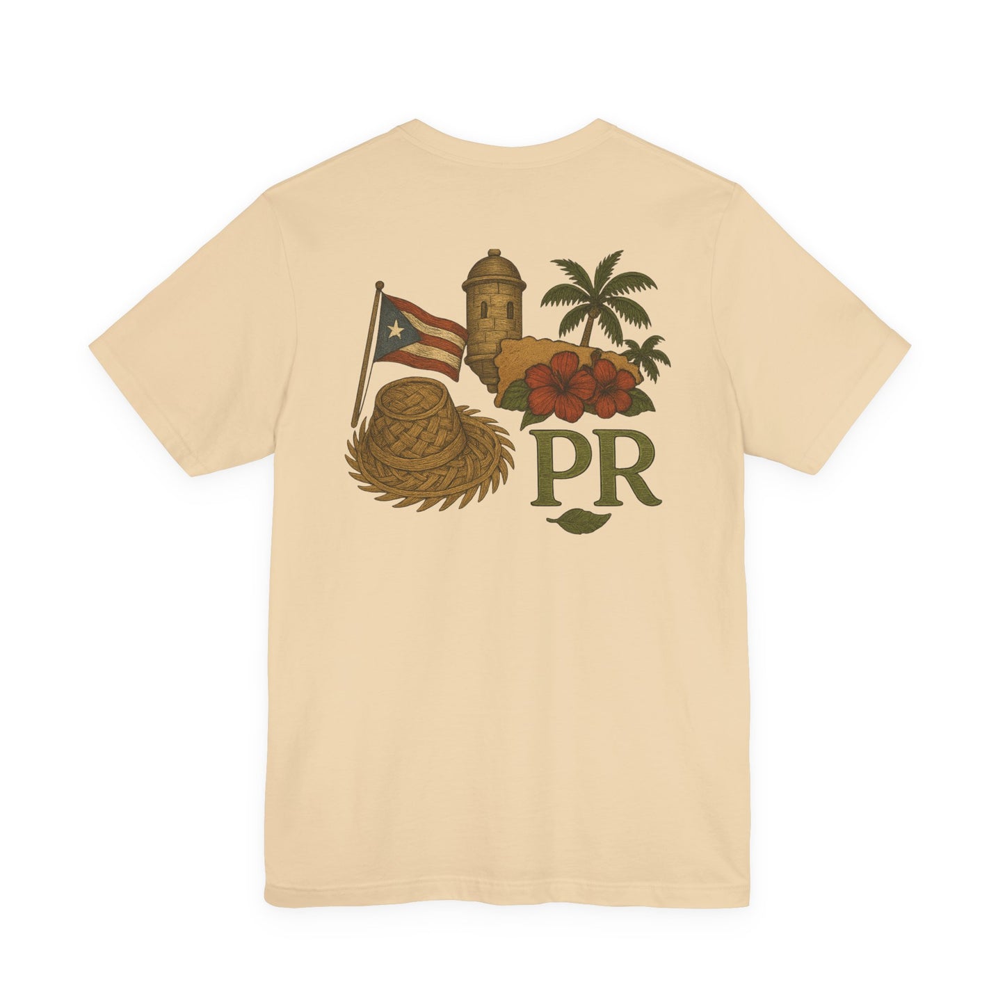 Puerto Rican Pride Tee, Jíbaro: Raiz Viva de pasado