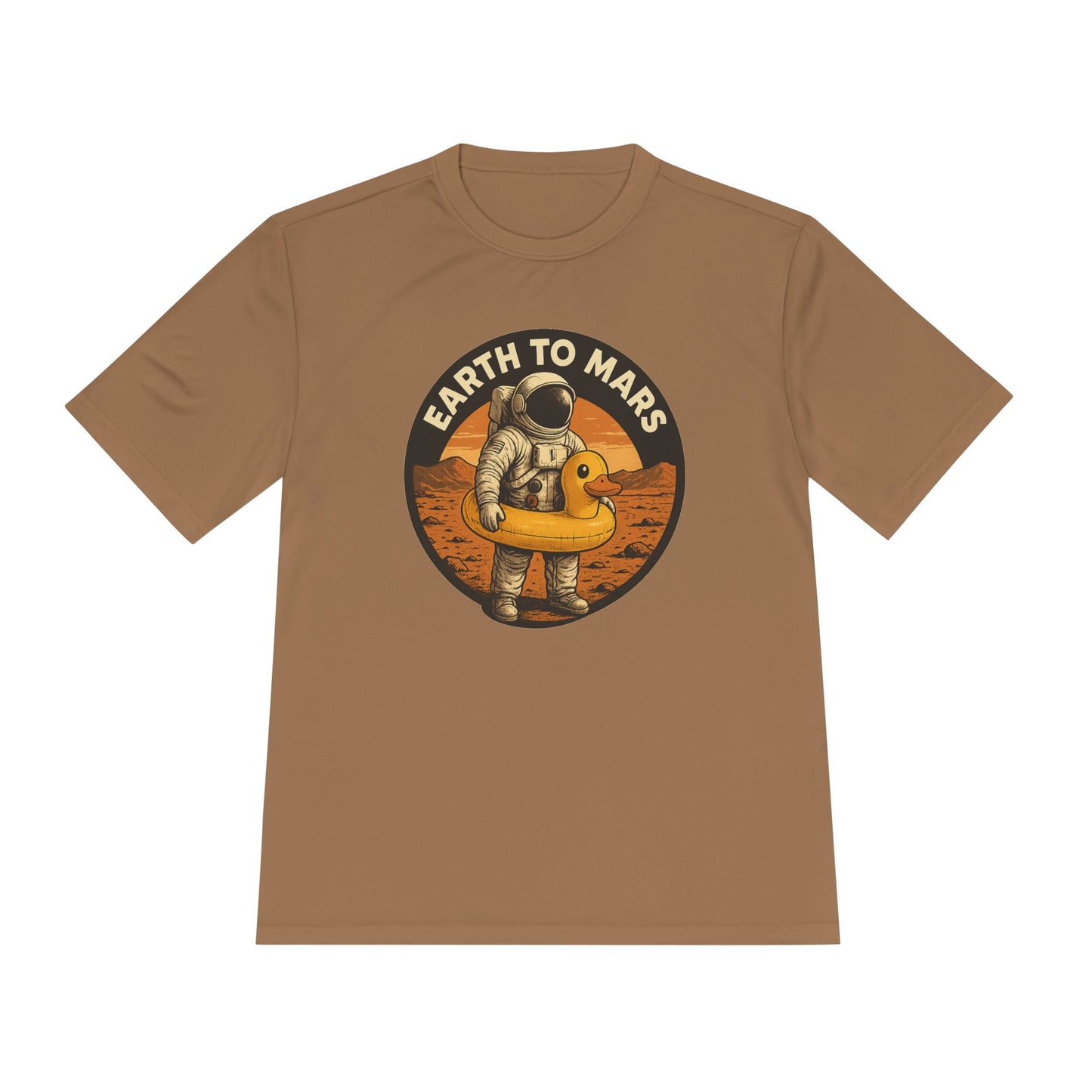 Earth to Mars Wicking Tee- Astronaut Shirt