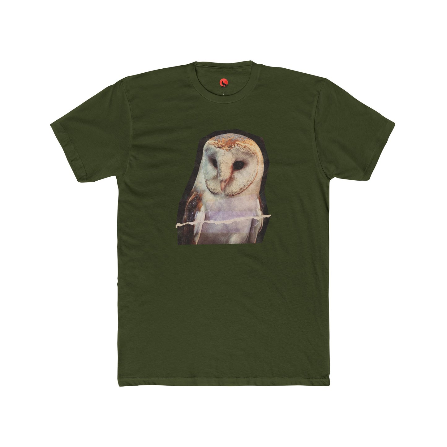 Barn Owl Unisex Cotton Crew Tee