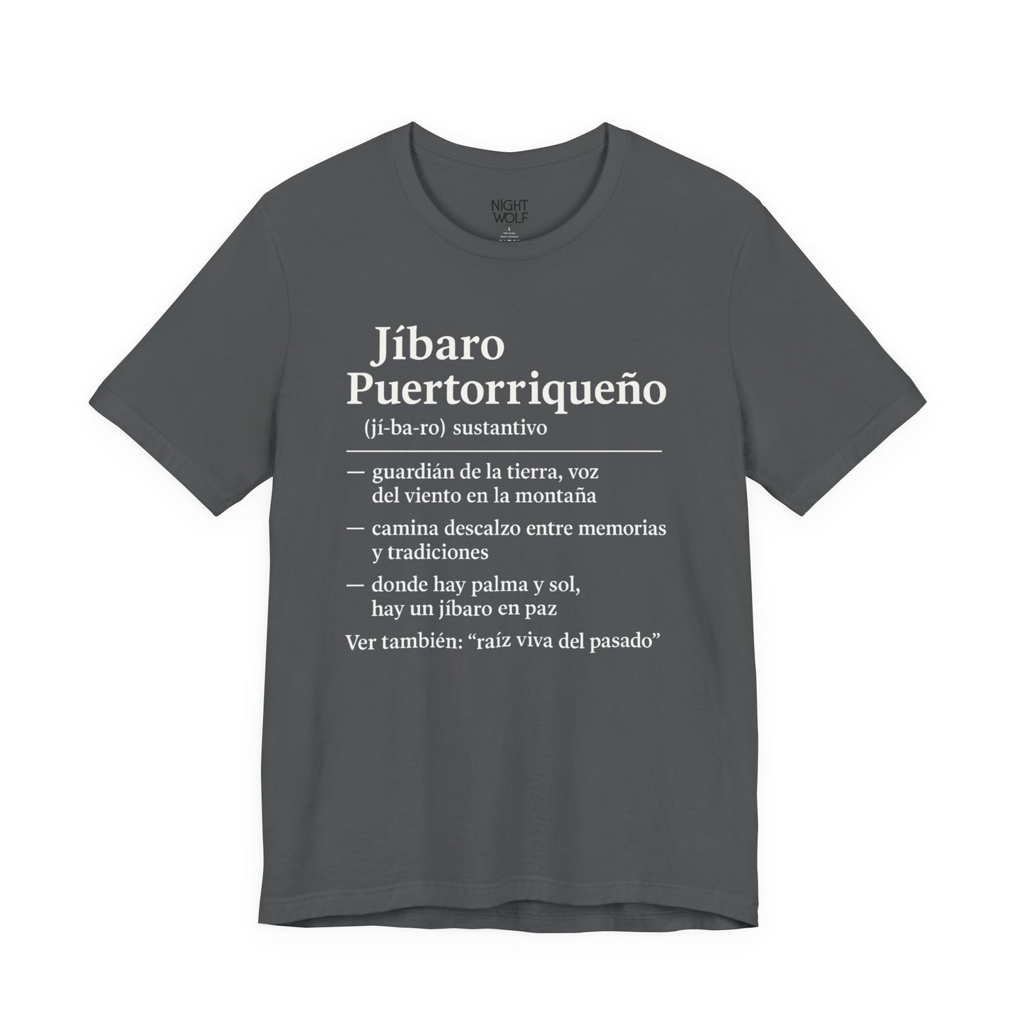Puerto Rican Pride Tee, Jíbaro: Raiz Viva de pasado