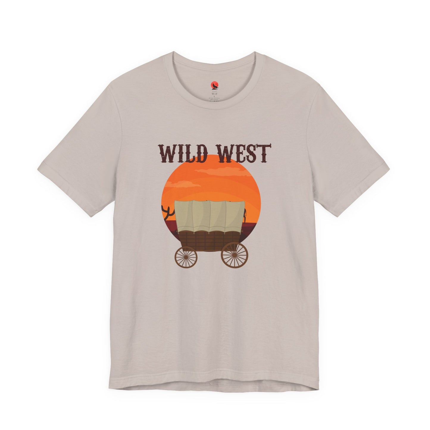 Wild West Short Sleeve Tee - Vintage Cowboy Shirt