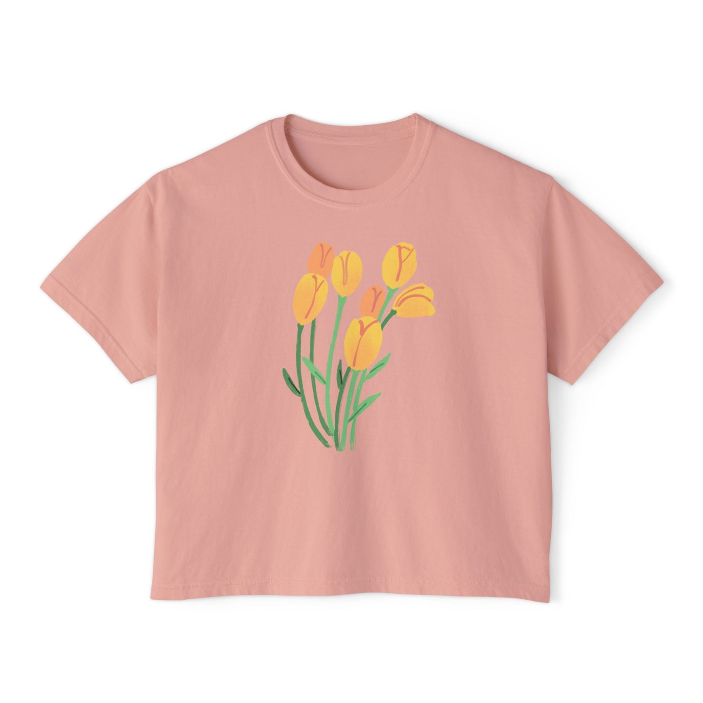 Floral Women's Boxy Tee