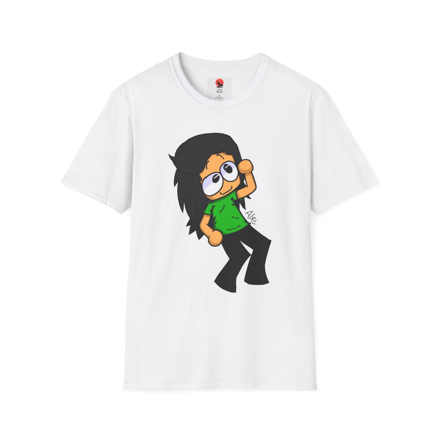 Alejo Cartoon Character T-Shirt