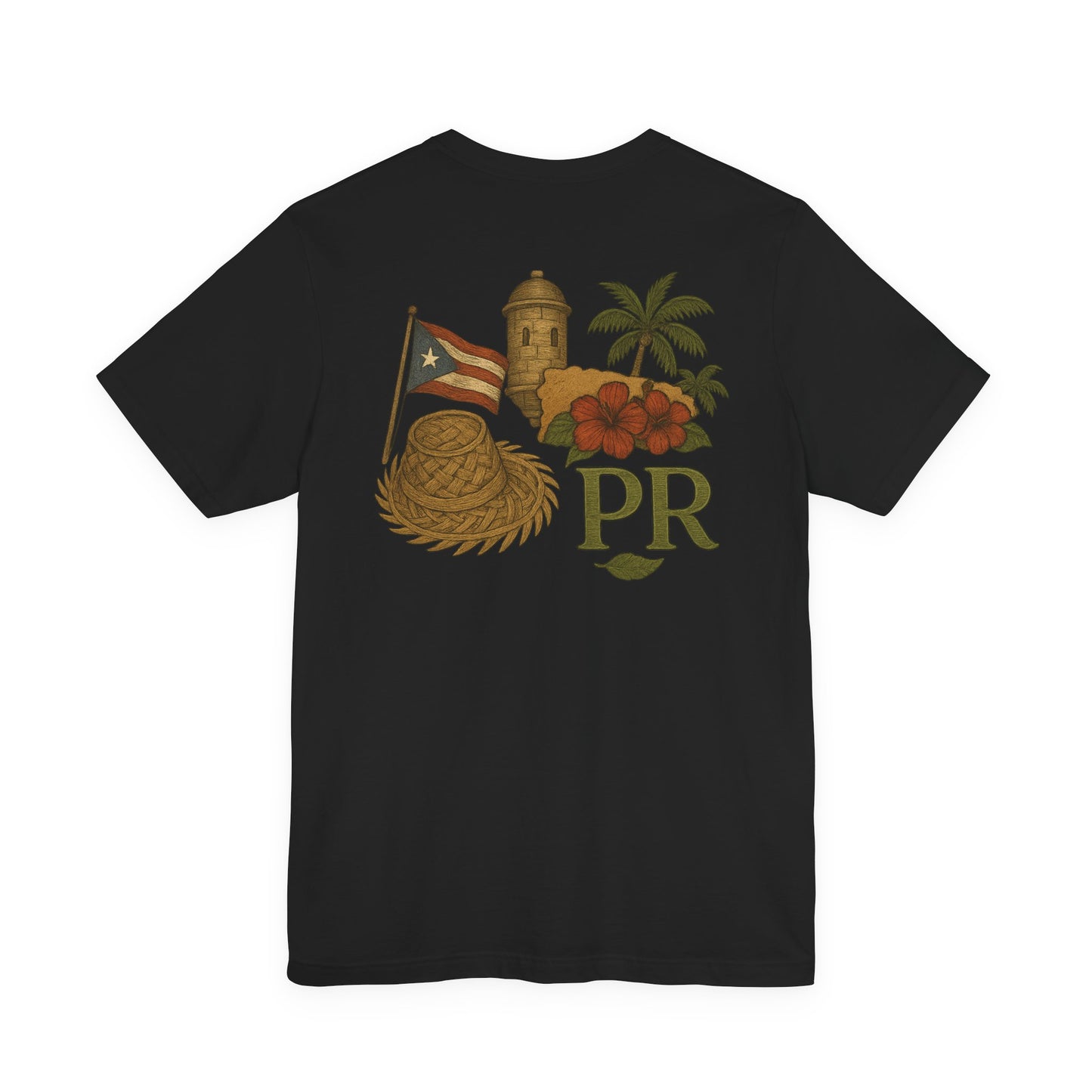 Puerto Rican Pride Tee, Jíbaro: Raiz Viva de pasado