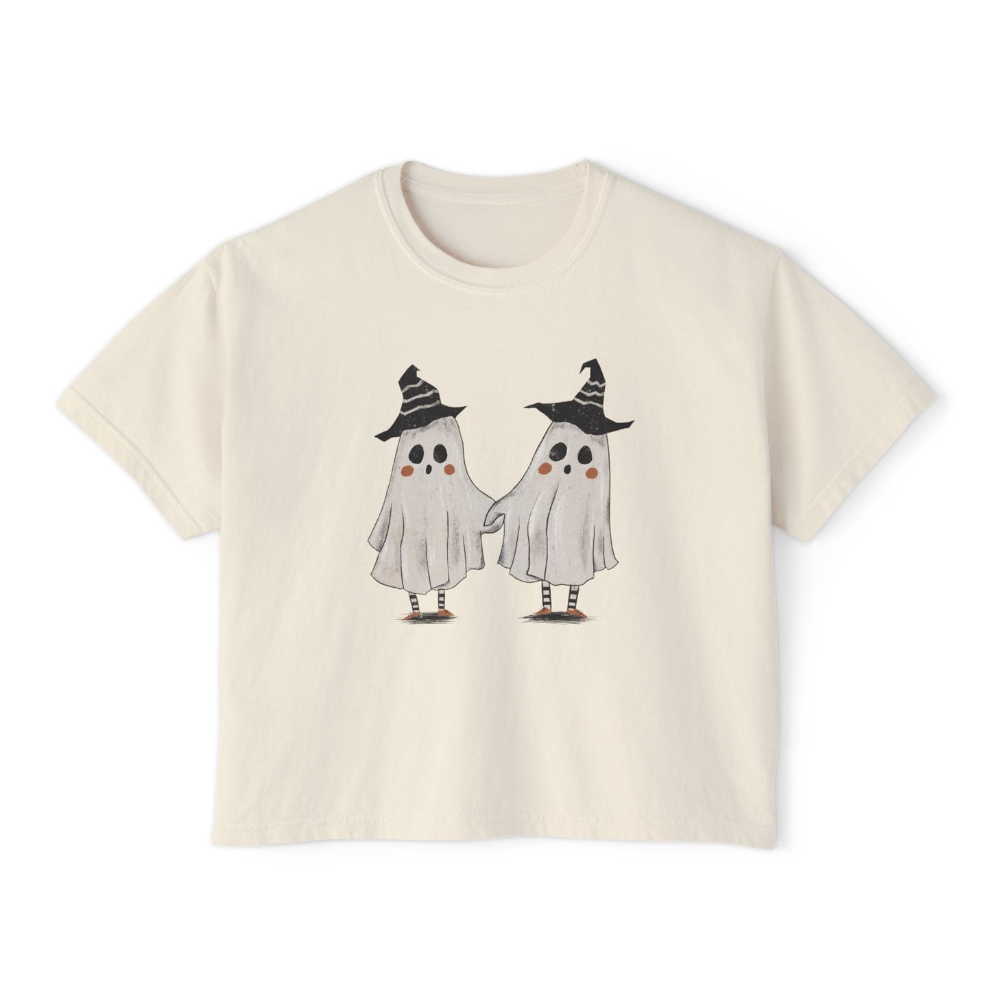 Ghostly Friendship Women's Boxy Tee