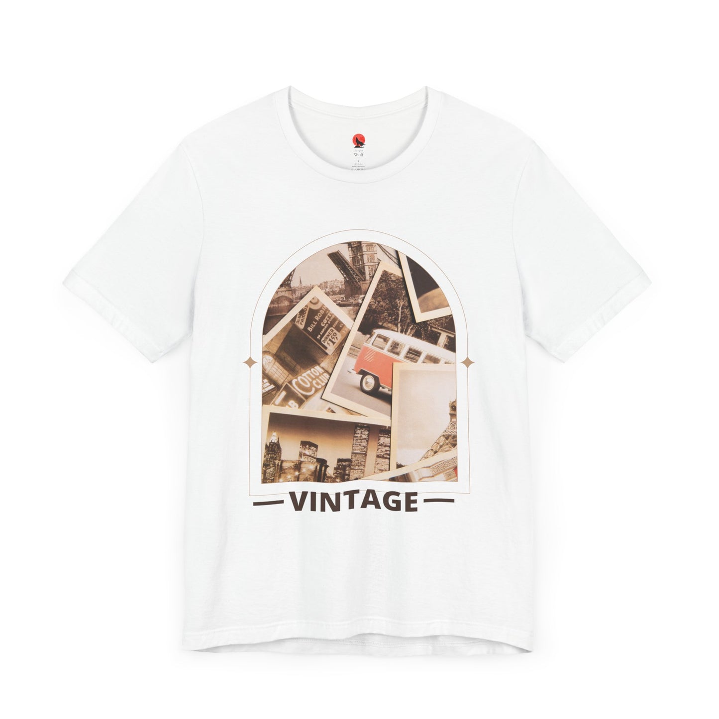 Vintage Photo Collage Unisex Tee