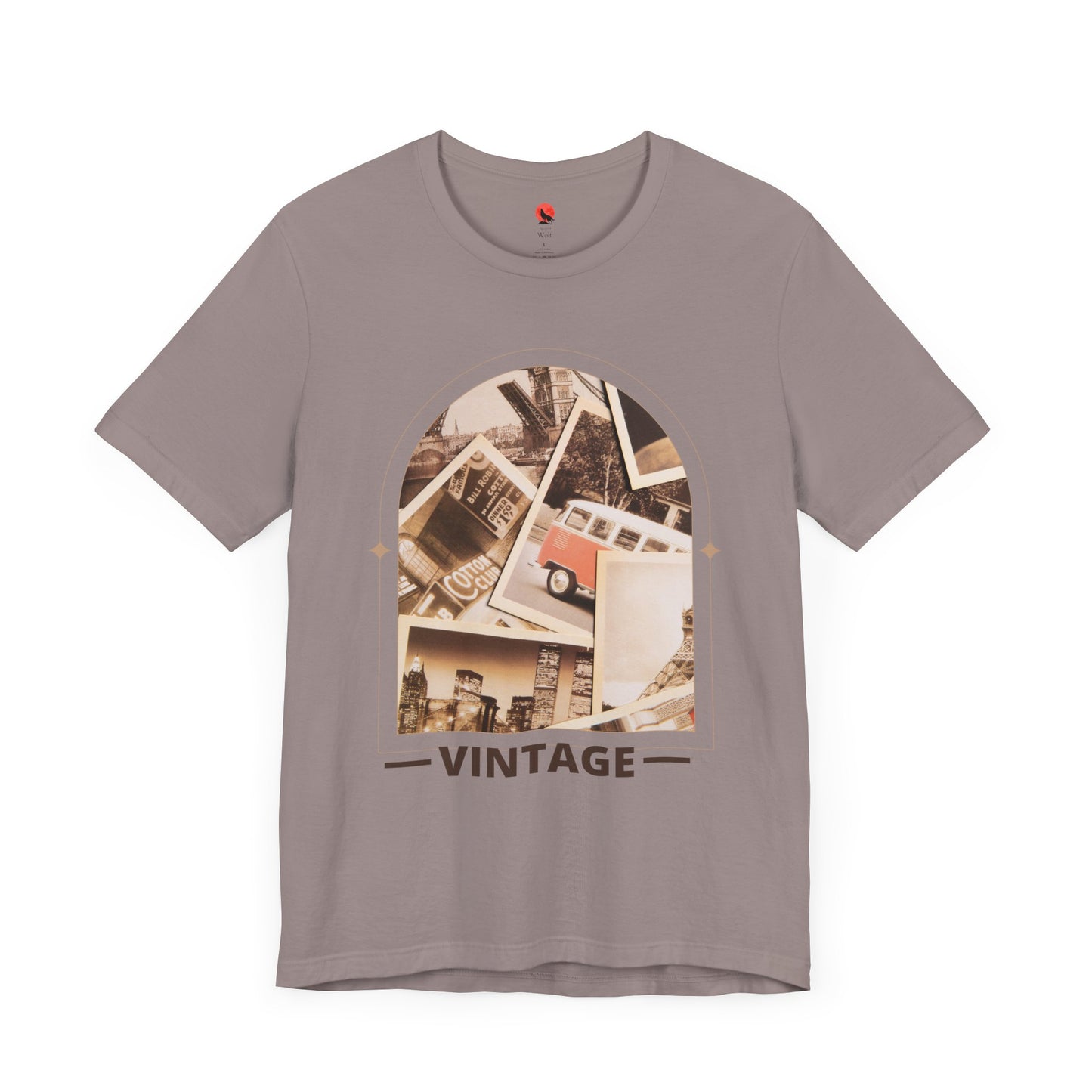Vintage Photo Collage Unisex Tee