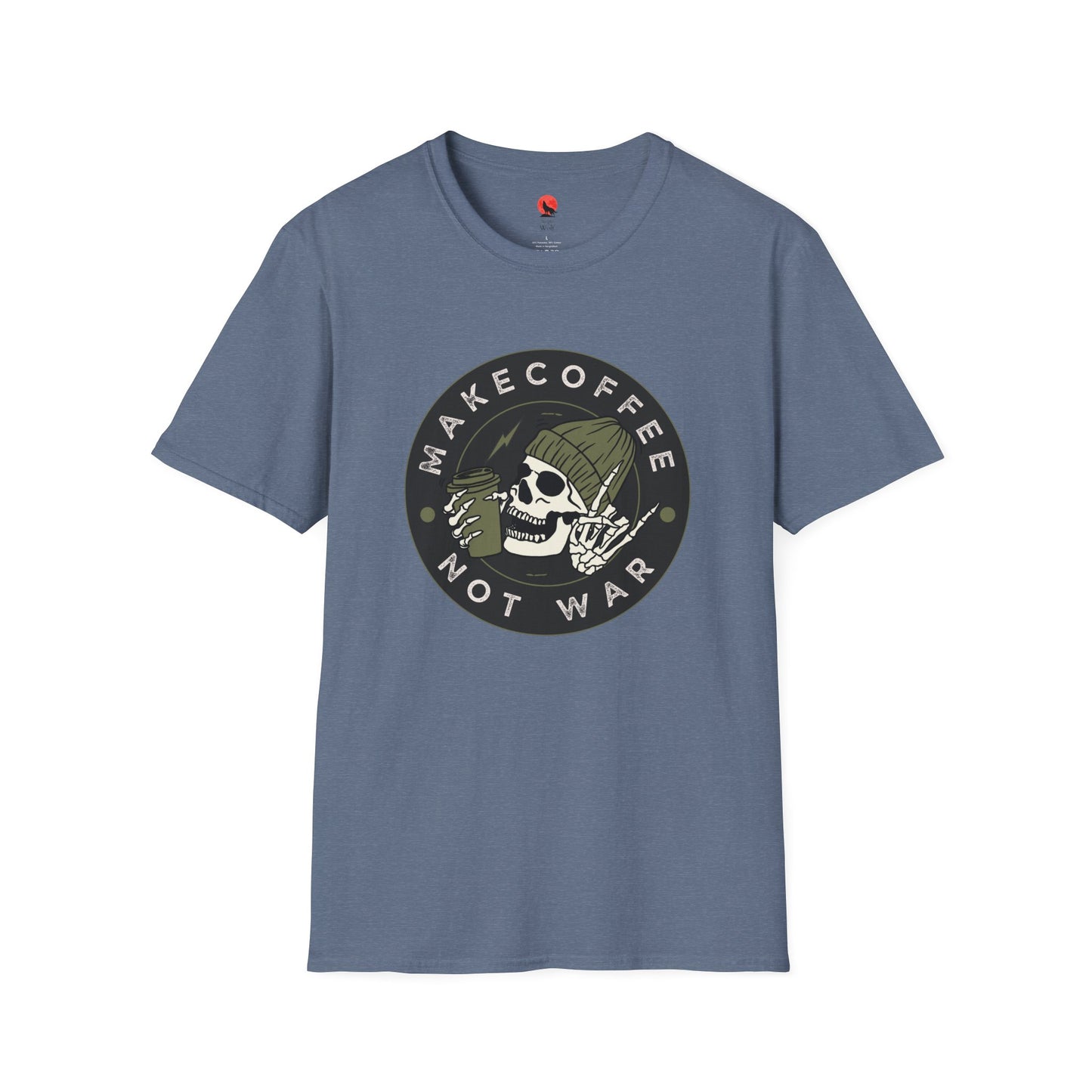 Make Coffee Not War Unisex Softstyle T-Shirt