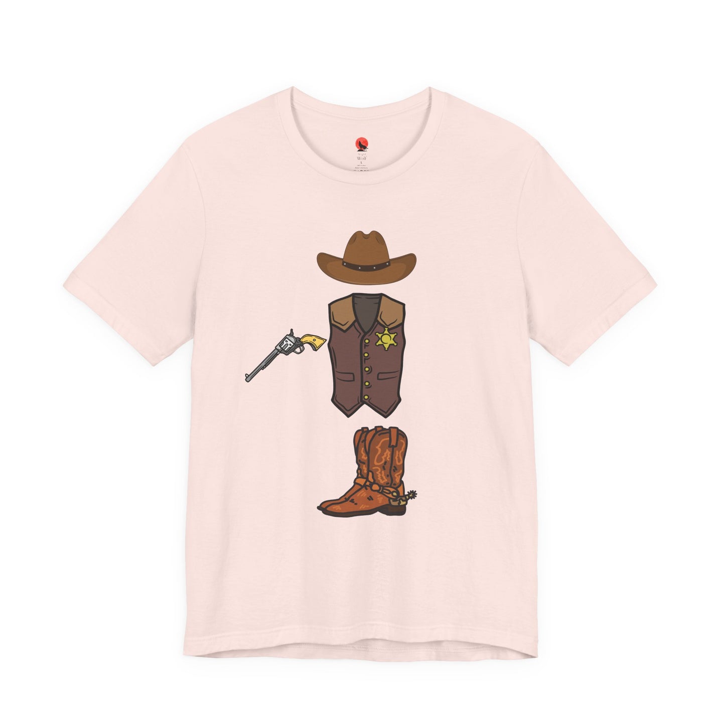 Western Cowboy Graphic Tee, Vintage Cowboy Shirt