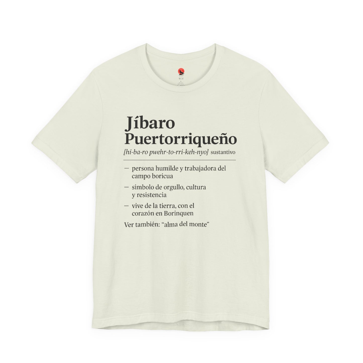Puerto Rican Jíbaro Tee, Jibaro: Alma del monte