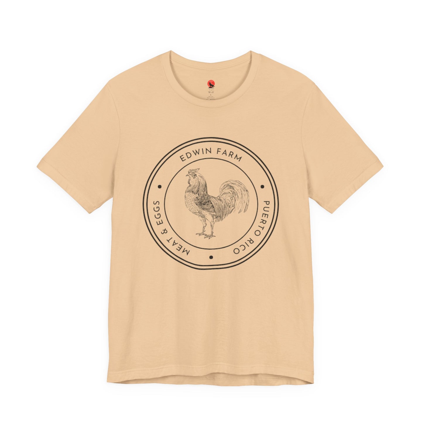 Meat & Egg Unisex Tee - Edwin Farm Rooster Design