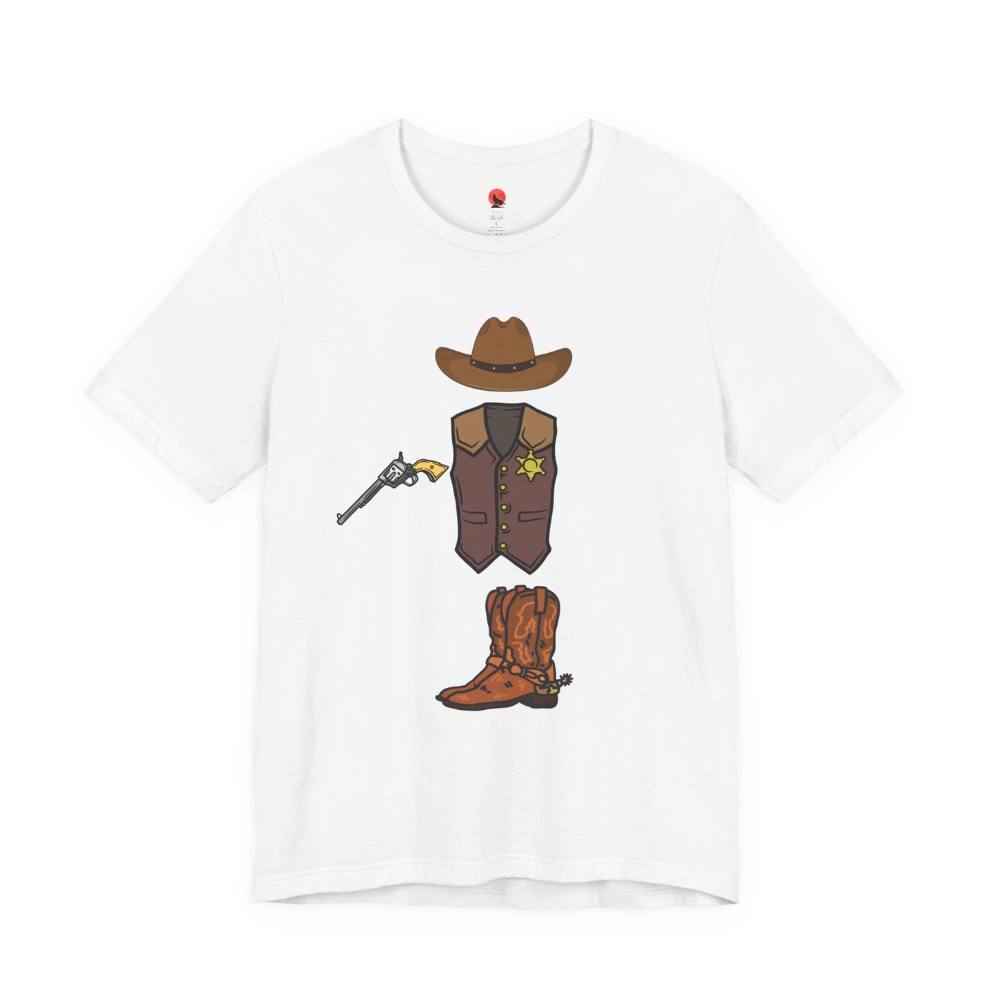 Western Cowboy Graphic Tee, Vintage Cowboy Shirt