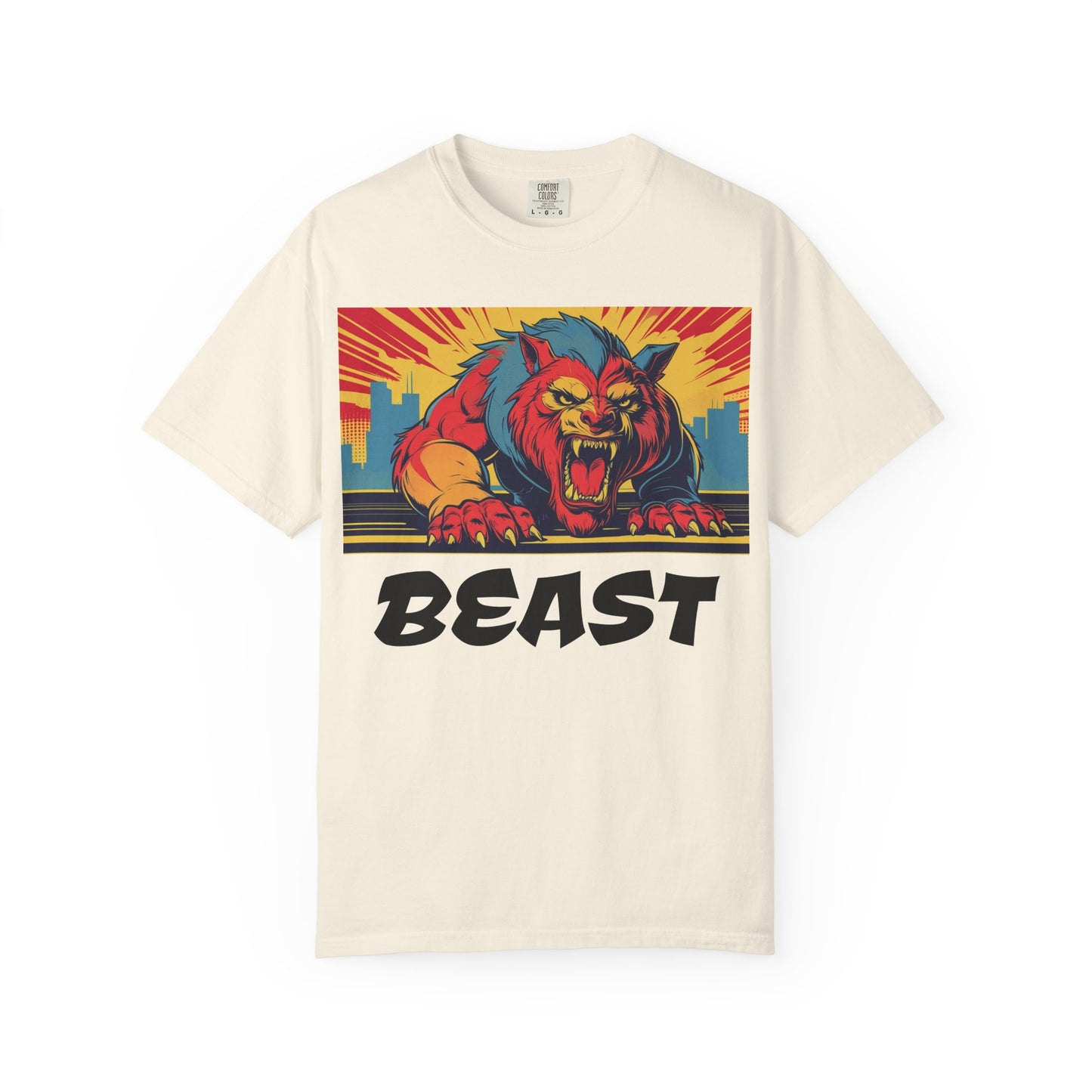 Vibrant Beast Graphic T-Shirt