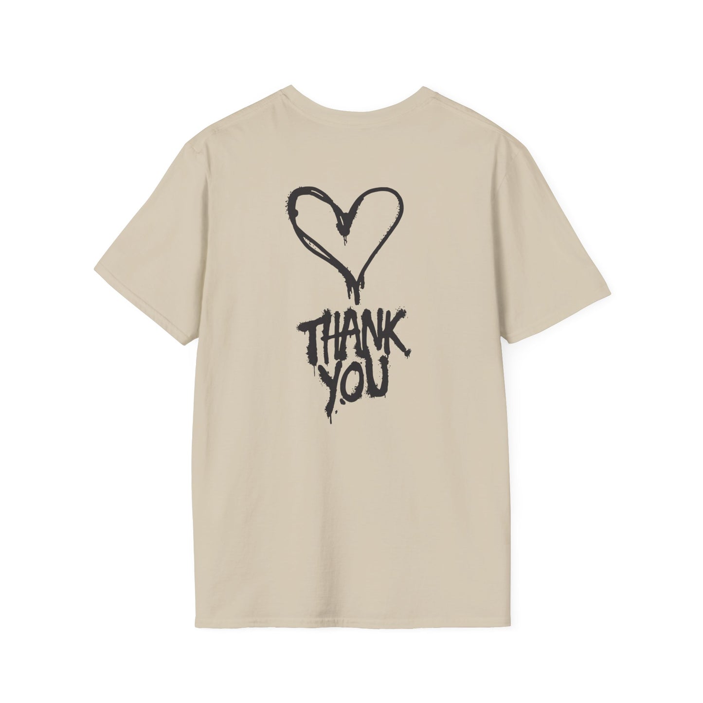 Night Wolf Thank You Shirt Unisex Softstyle T-Shirt