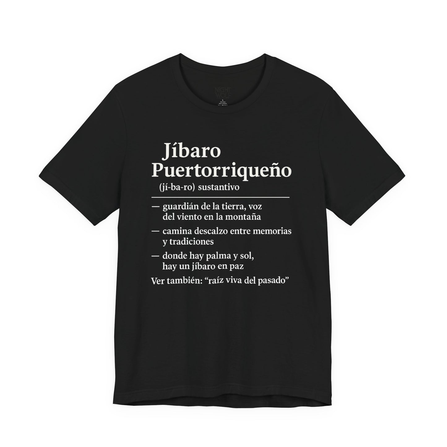 Puerto Rican Pride Tee, Jíbaro: Raiz Viva de pasado