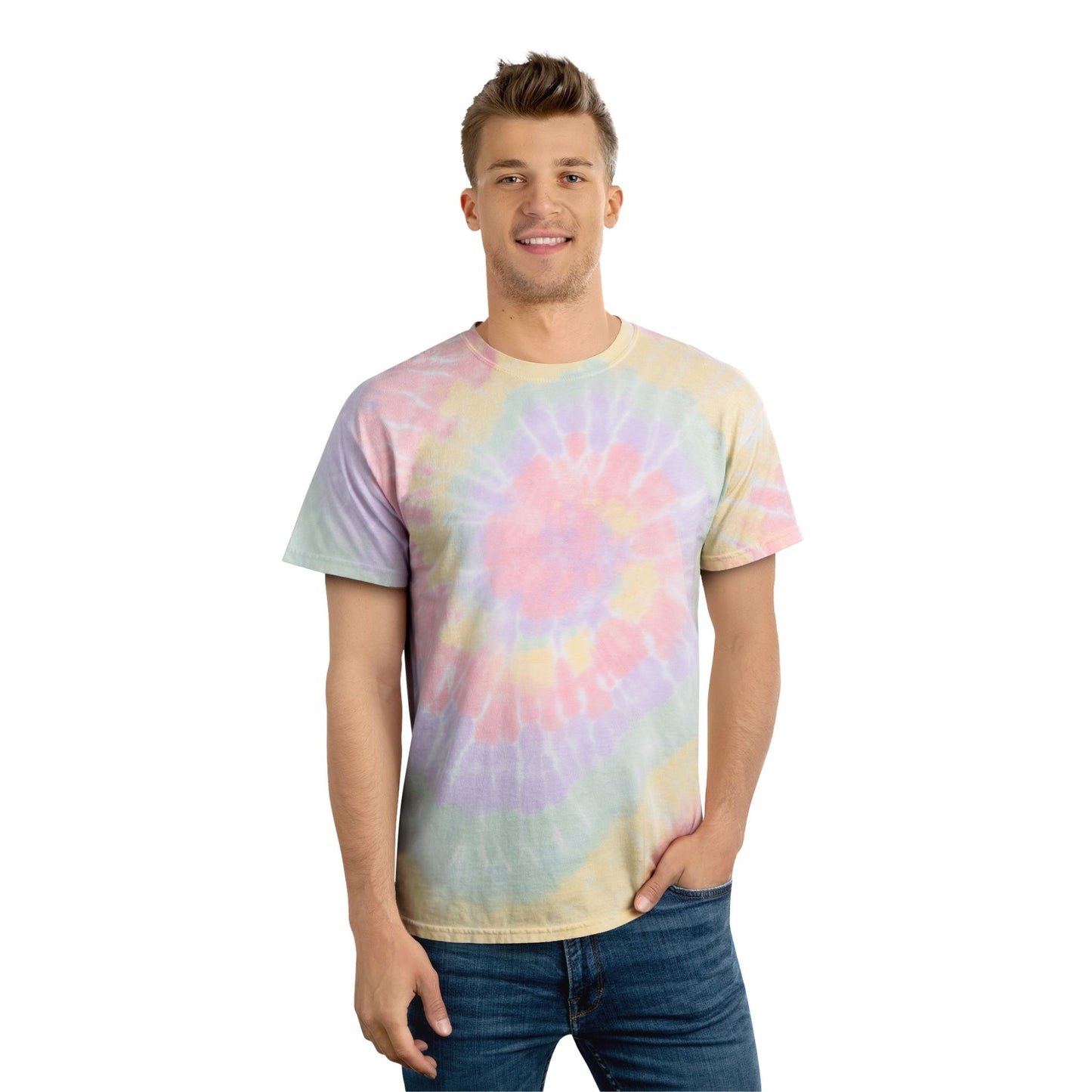 Pastel Spiral Tie-Dye Tee