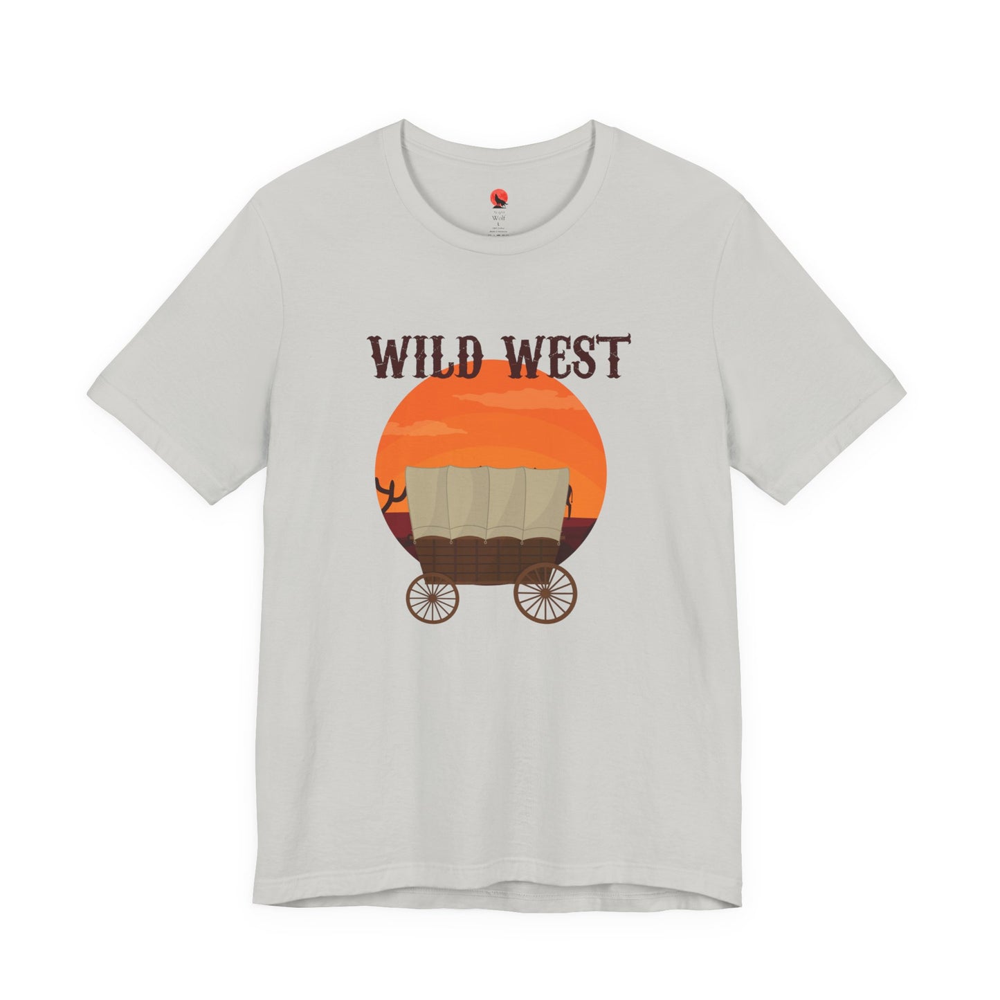 Wild West Short Sleeve Tee - Vintage Cowboy Shirt