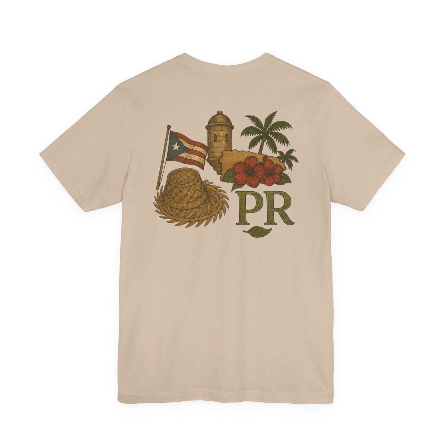 Puerto Rican Pride Tee, Jíbaro: Raiz Viva de pasado