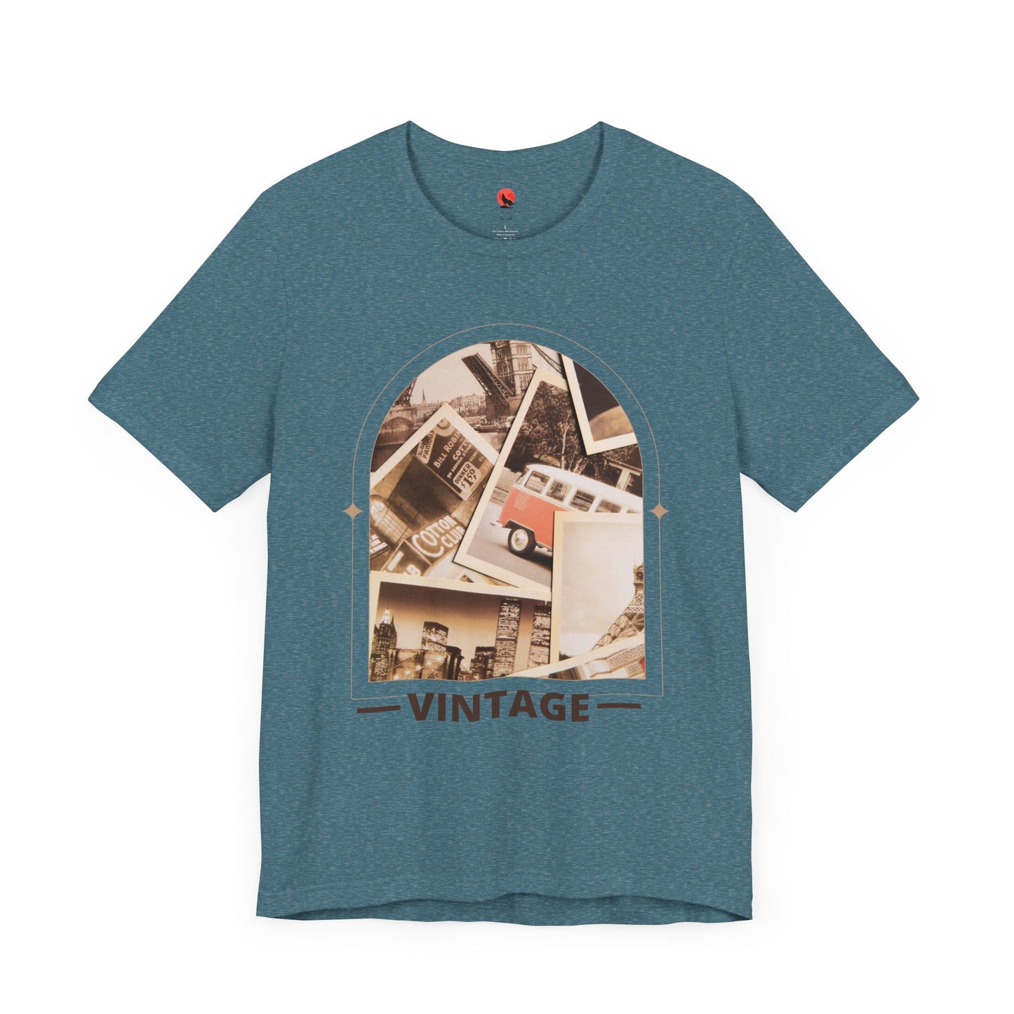 Vintage Photo Collage Unisex Tee