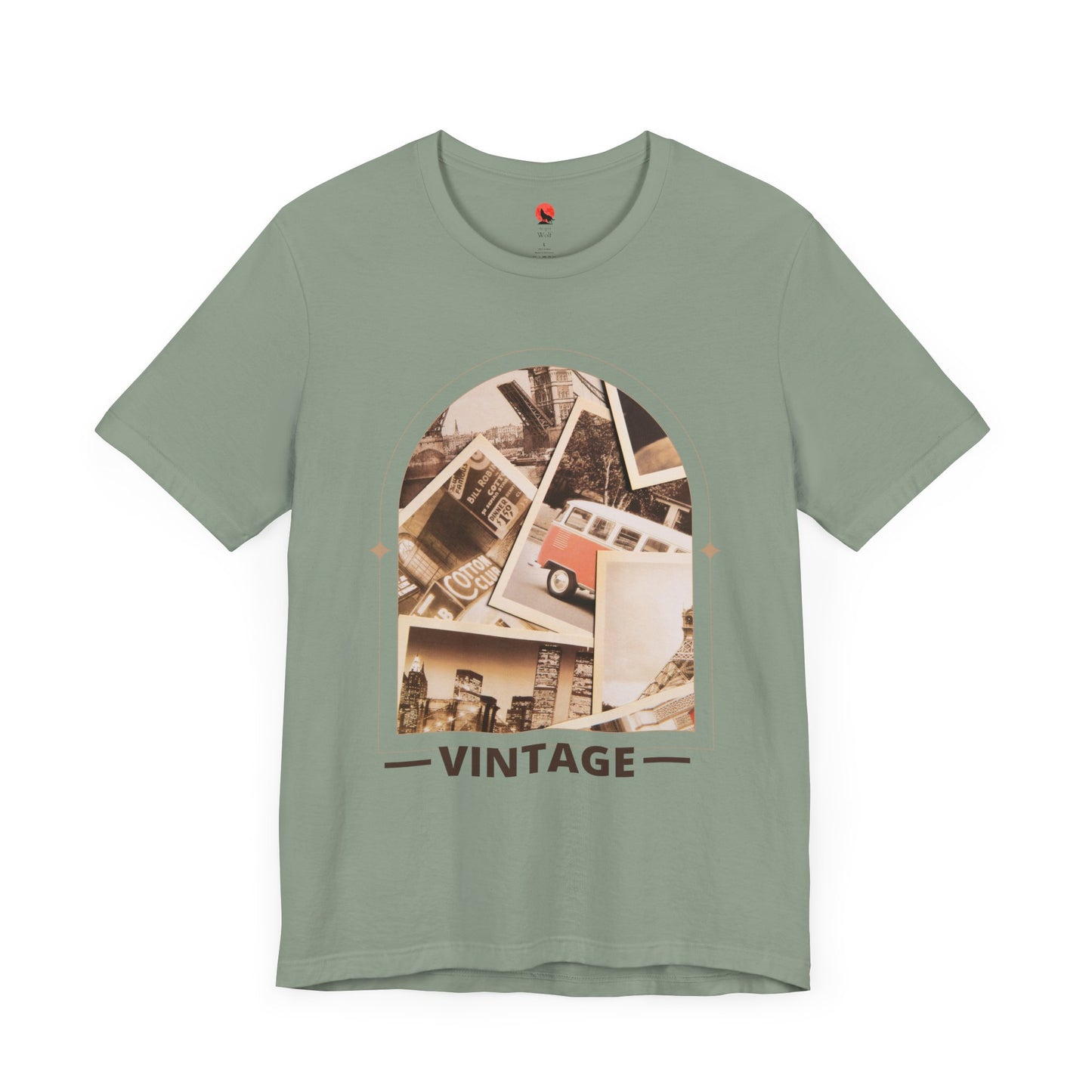 Vintage Photo Collage Unisex Tee
