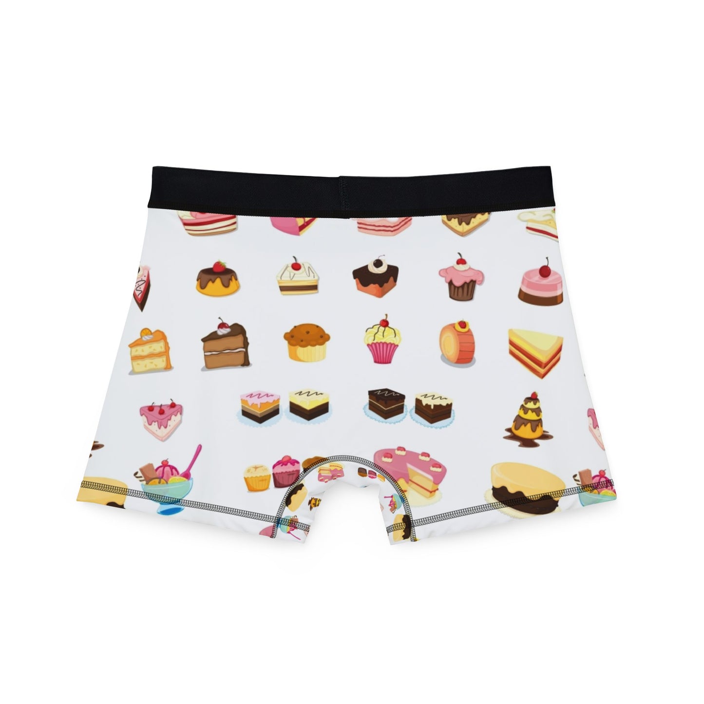 Sweet Treats Men's Boxers - Fun Dessert Pattern Underwear