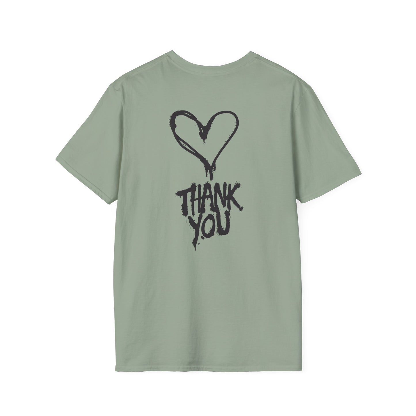 Night Wolf Thank You Shirt Unisex Softstyle T-Shirt