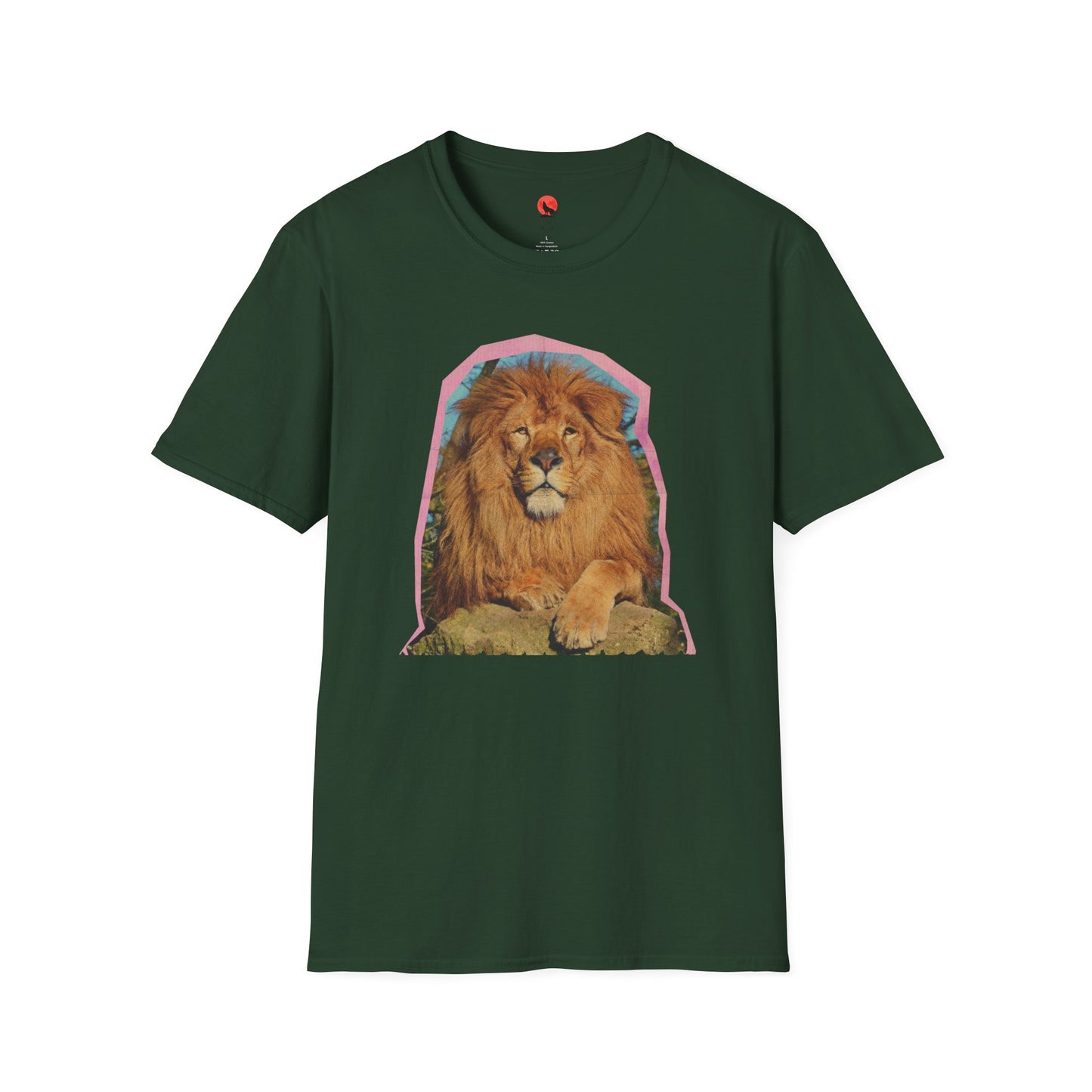 Majestic Lion Graphic Unisex Softstyle T-Shirt