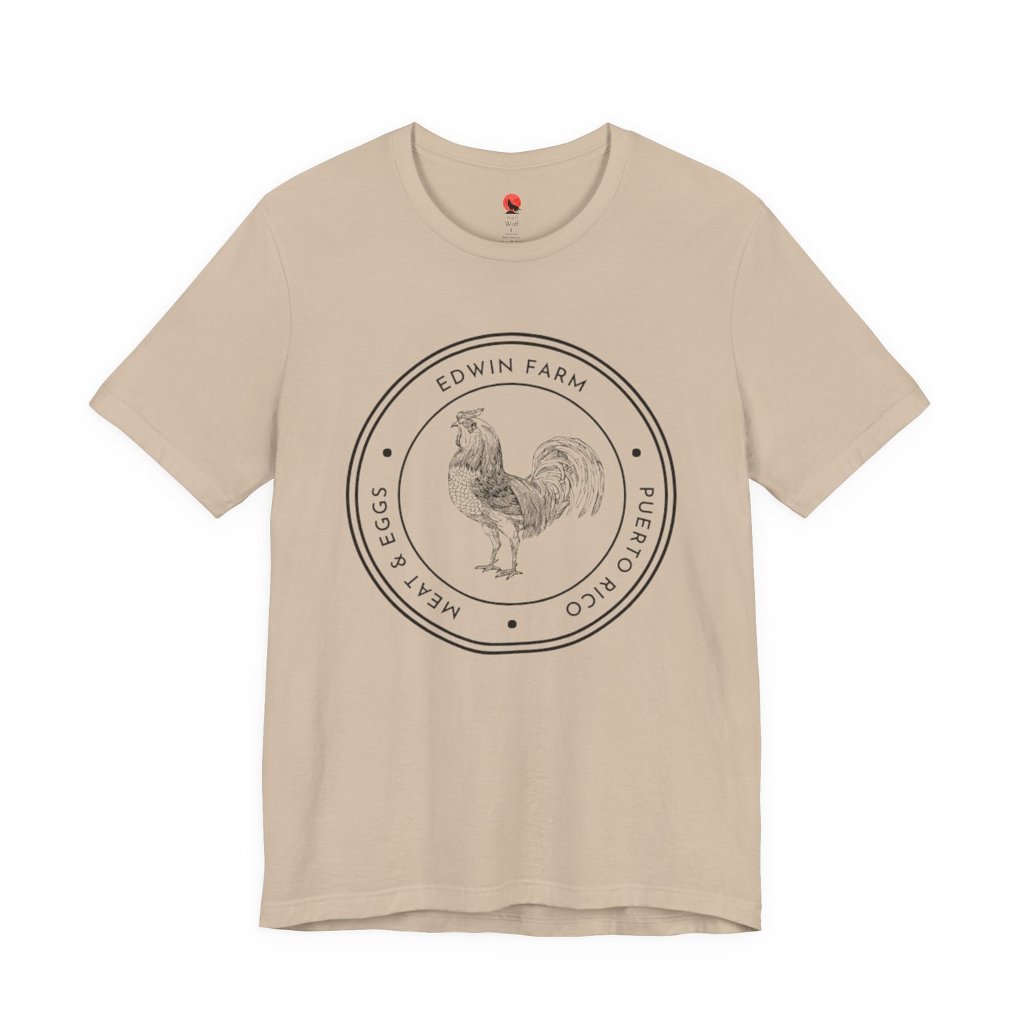Meat & Egg Unisex Tee - Edwin Farm Rooster Design