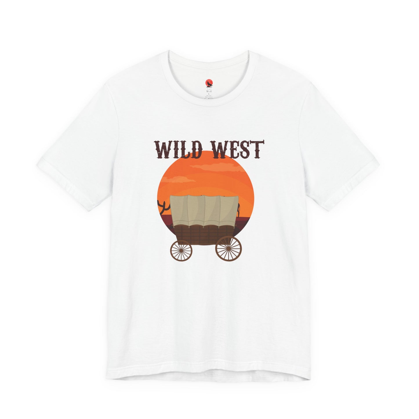 Wild West Short Sleeve Tee - Vintage Cowboy Shirt