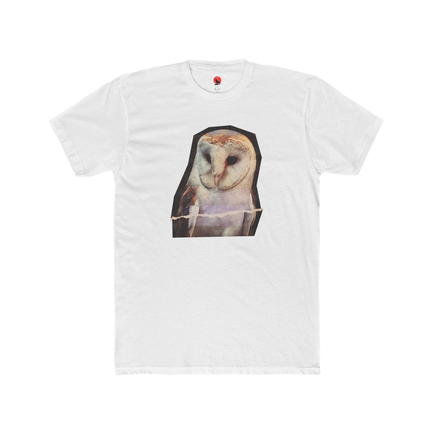 Barn Owl Unisex Cotton Crew Tee