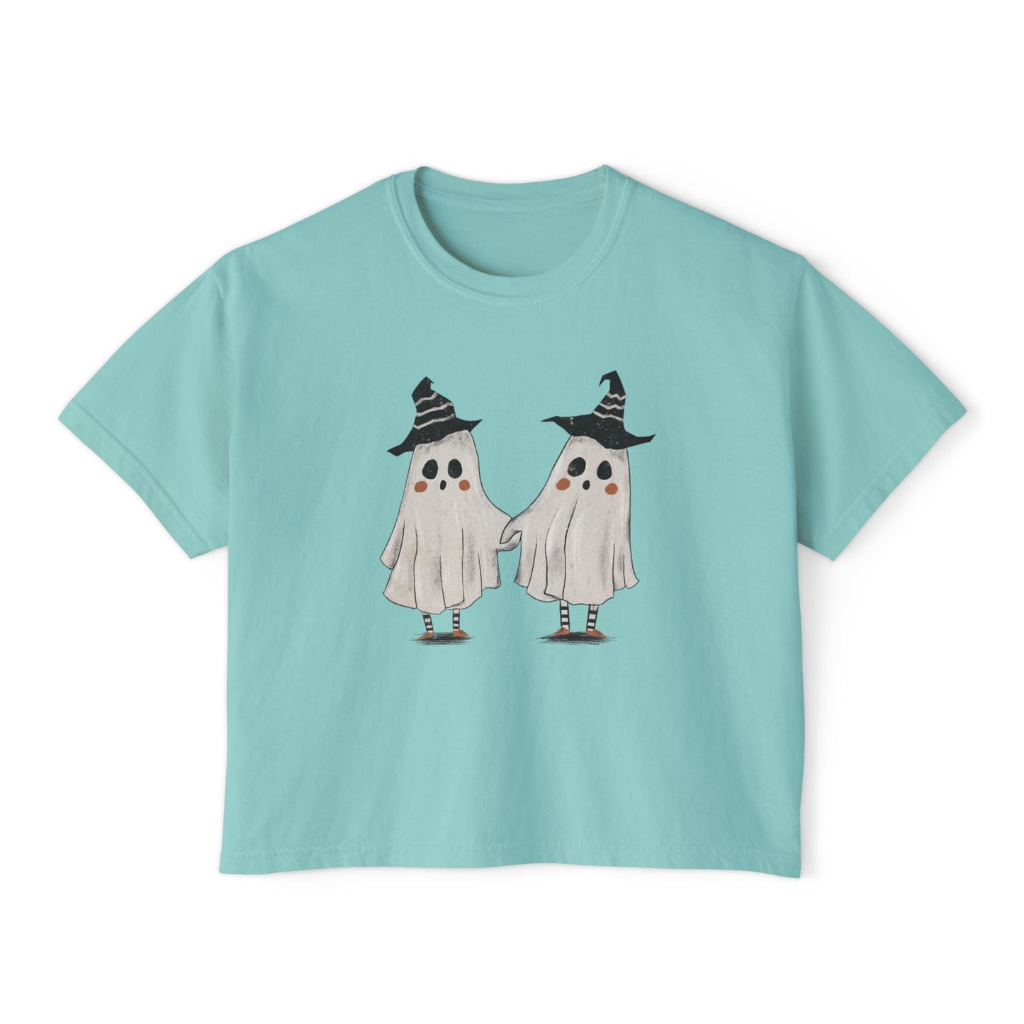 Ghostly Friendship Women's Boxy Tee