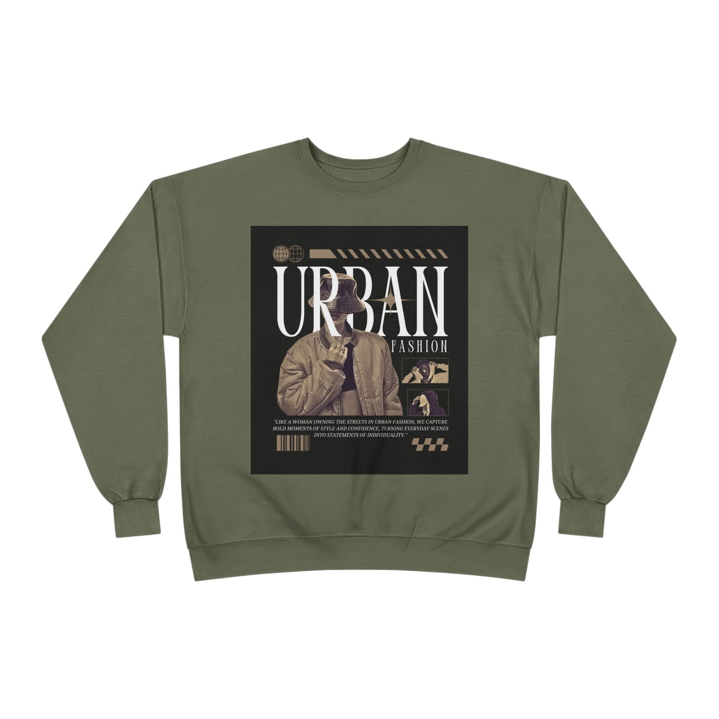 Urban Fashion Crewneck Sweatshirt