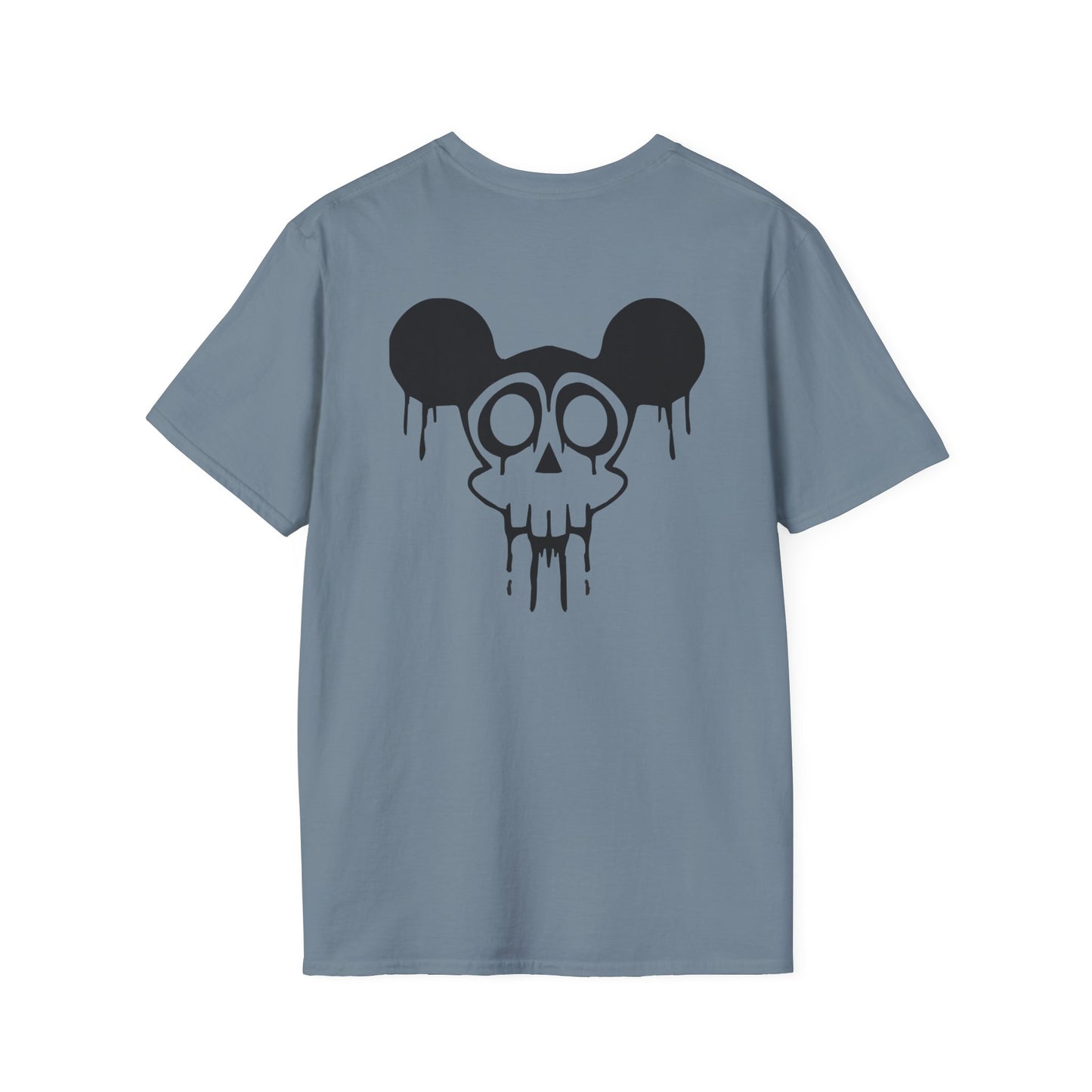 Night Wolf Skull Halloween Graphic Tee