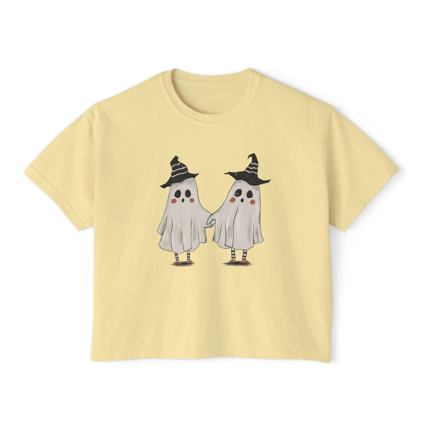 Ghostly Friendship Women's Boxy Tee