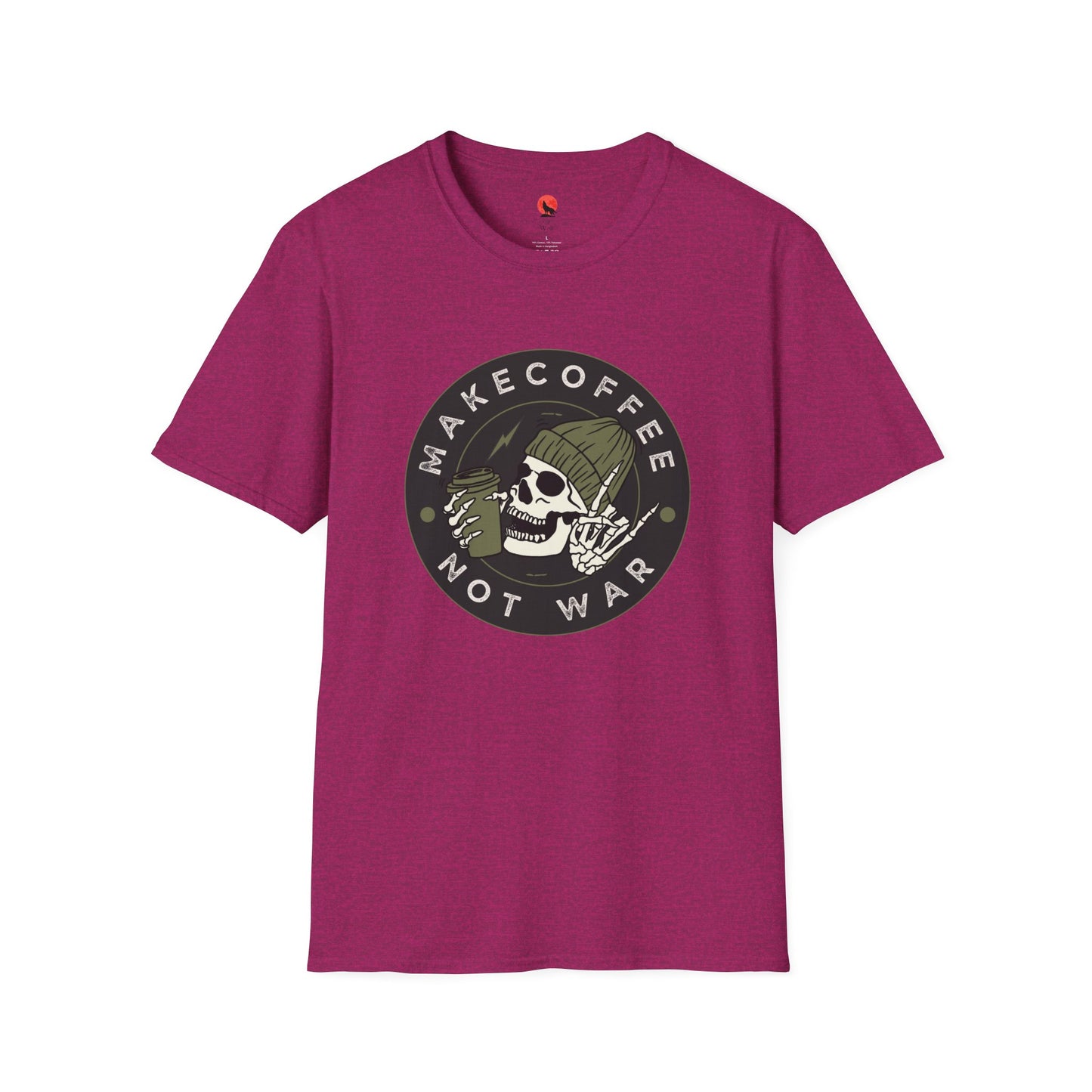 Make Coffee Not War Unisex Softstyle T-Shirt