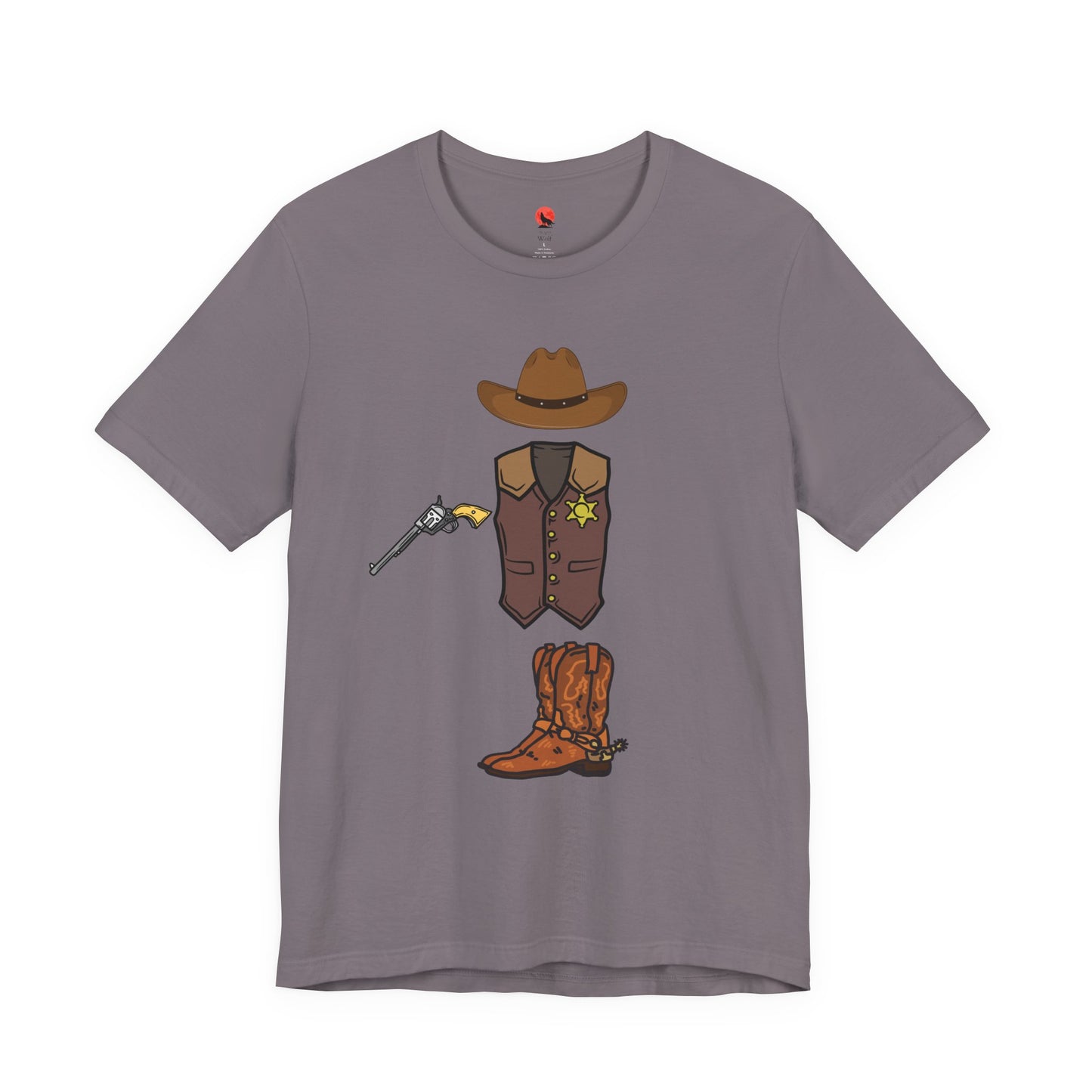 Western Cowboy Graphic Tee, Vintage Cowboy Shirt