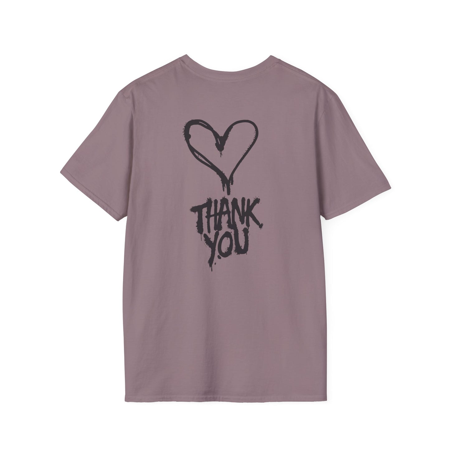 Night Wolf Thank You Shirt Unisex Softstyle T-Shirt