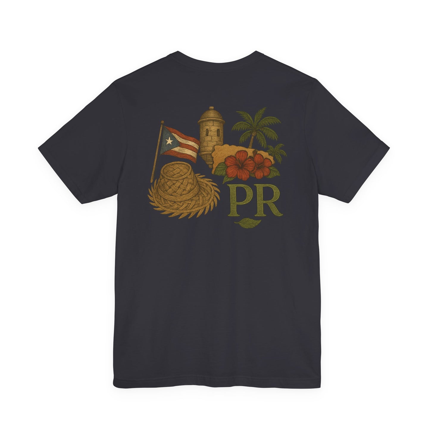 Puerto Rican Pride Tee, Jíbaro: Raiz Viva de pasado