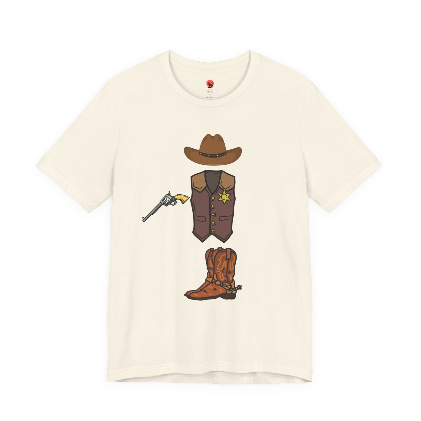 Western Cowboy Graphic Tee, Vintage Cowboy Shirt