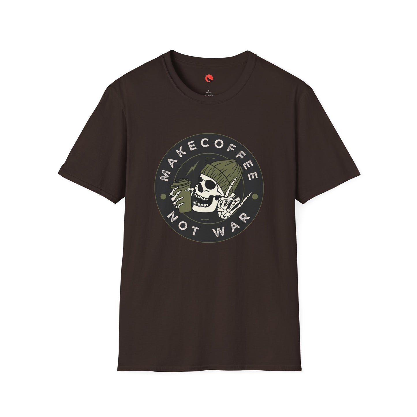 Make Coffee Not War Unisex Softstyle T-Shirt