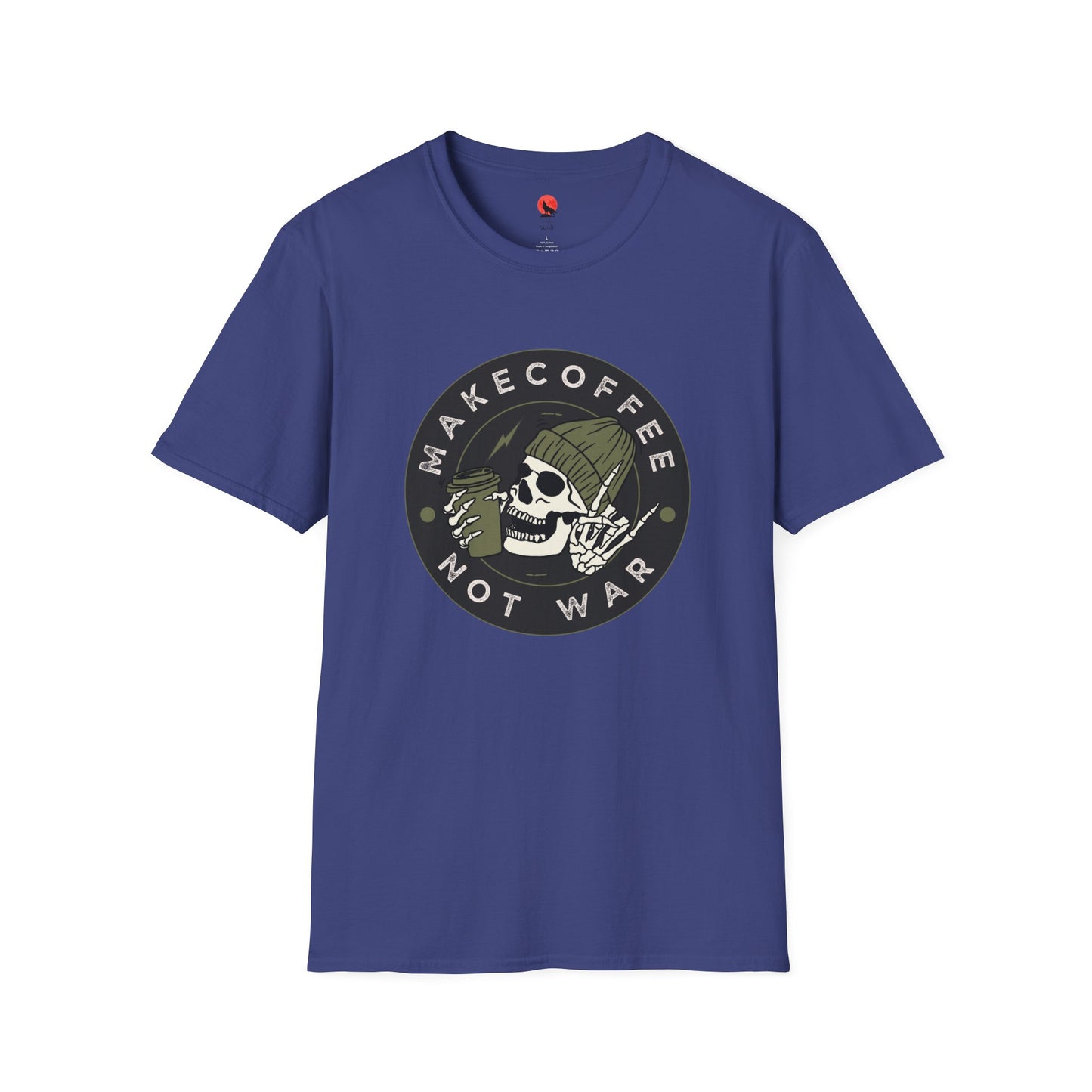 Make Coffee Not War Unisex Softstyle T-Shirt