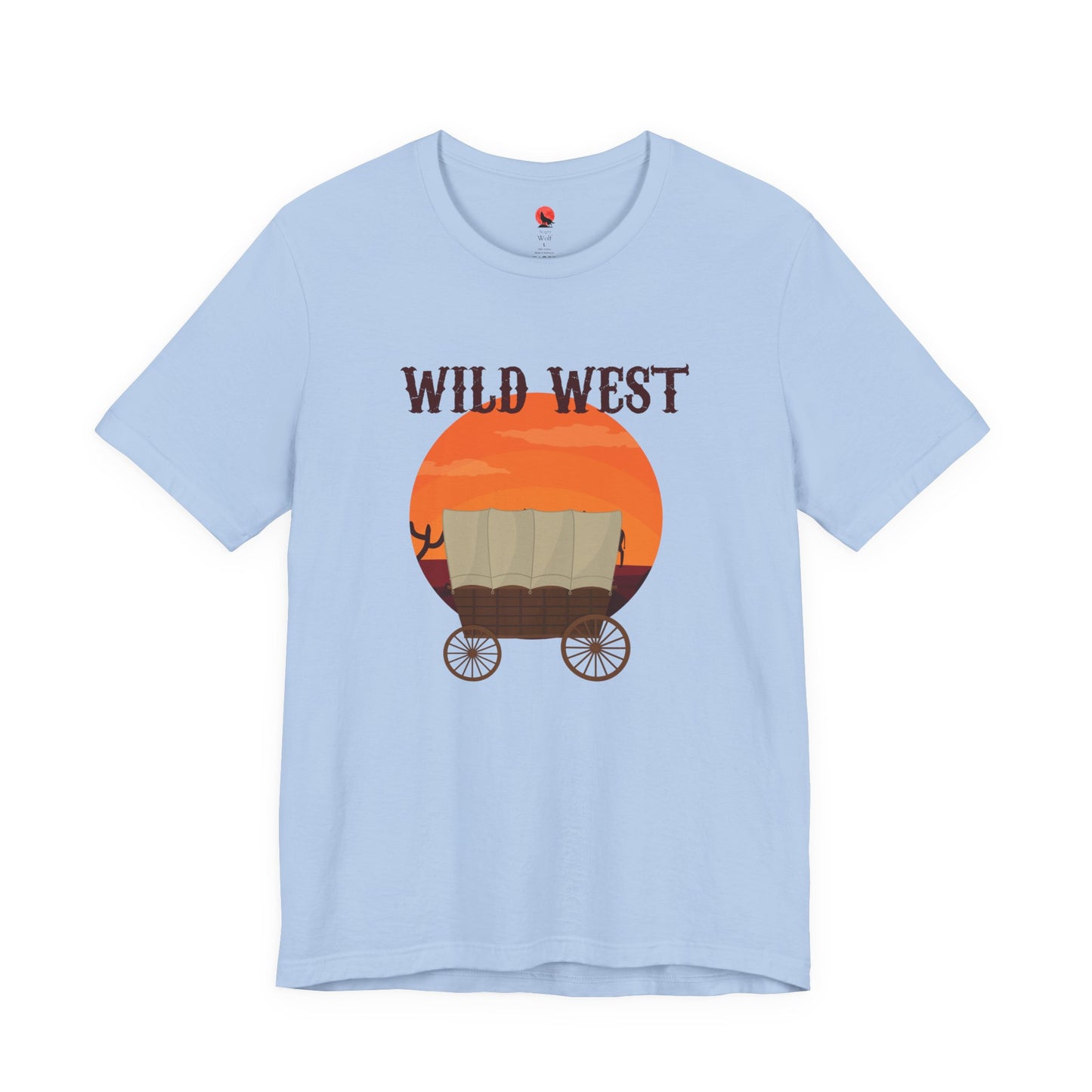 Wild West Short Sleeve Tee - Vintage Cowboy Shirt