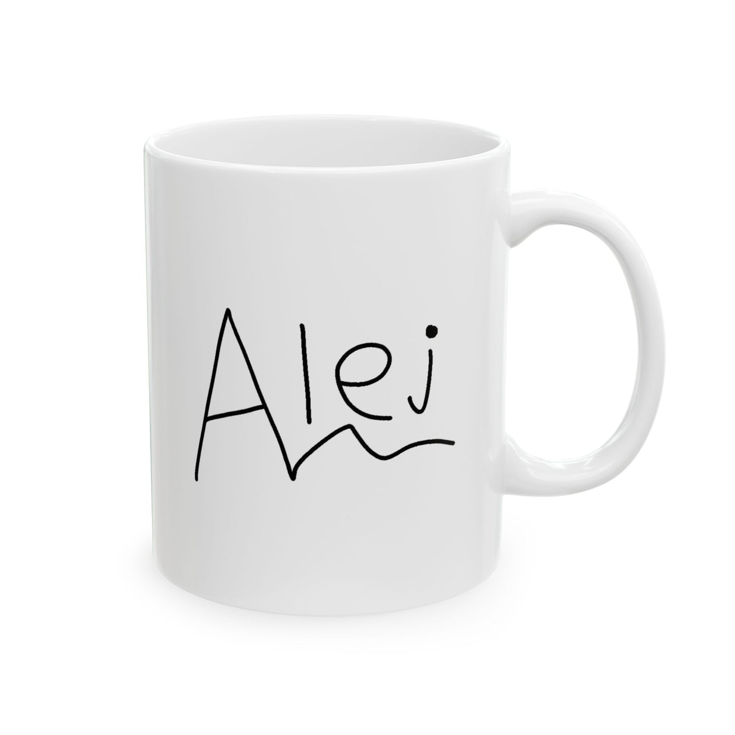 Funny Ceramic Mug by Alejo with Cute Cartoon Characters