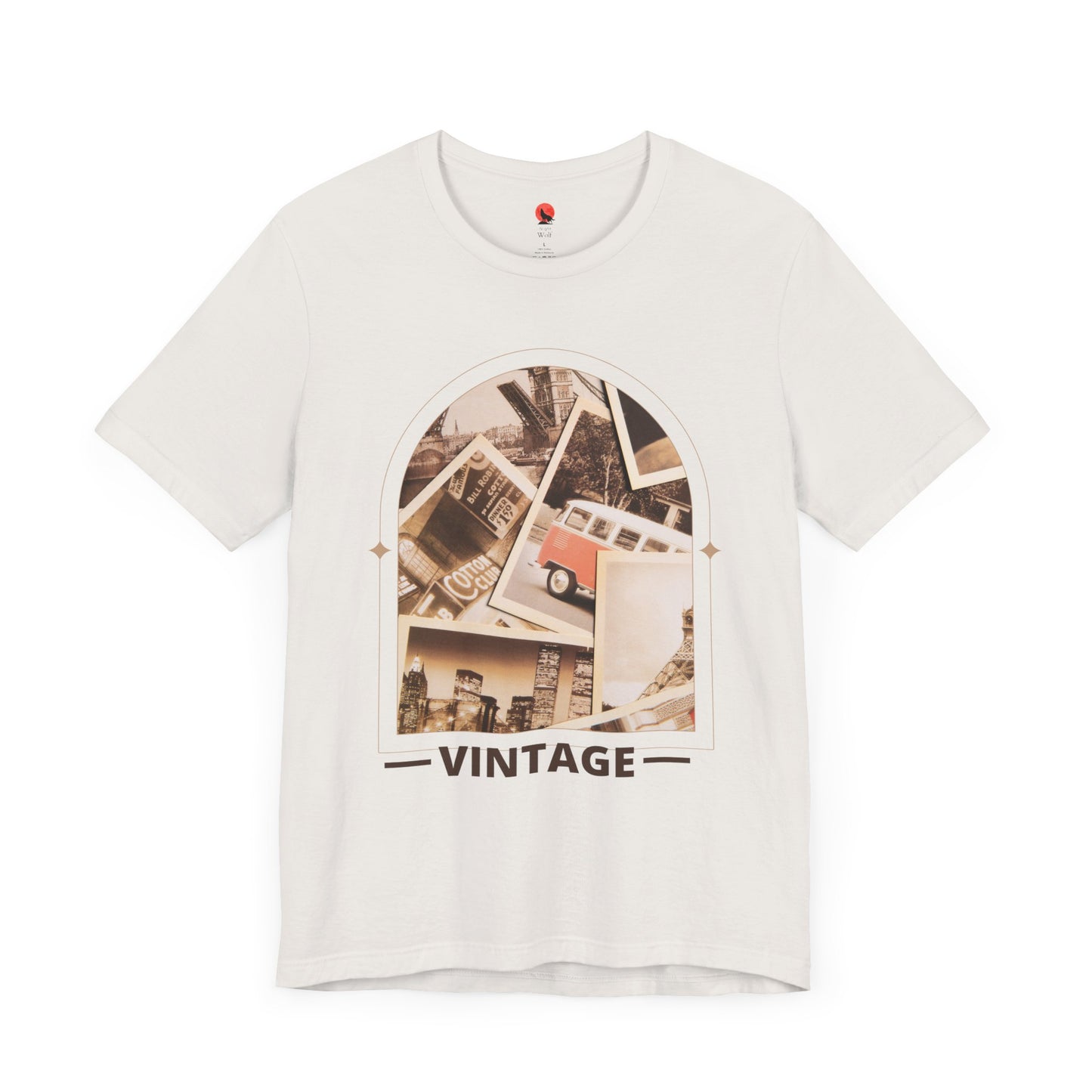 Vintage Photo Collage Unisex Tee