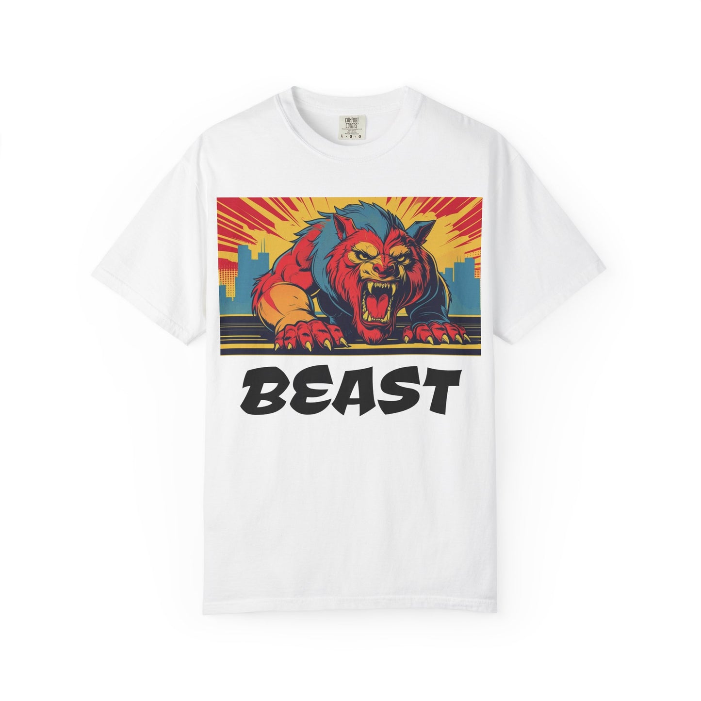Vibrant Beast Graphic T-Shirt