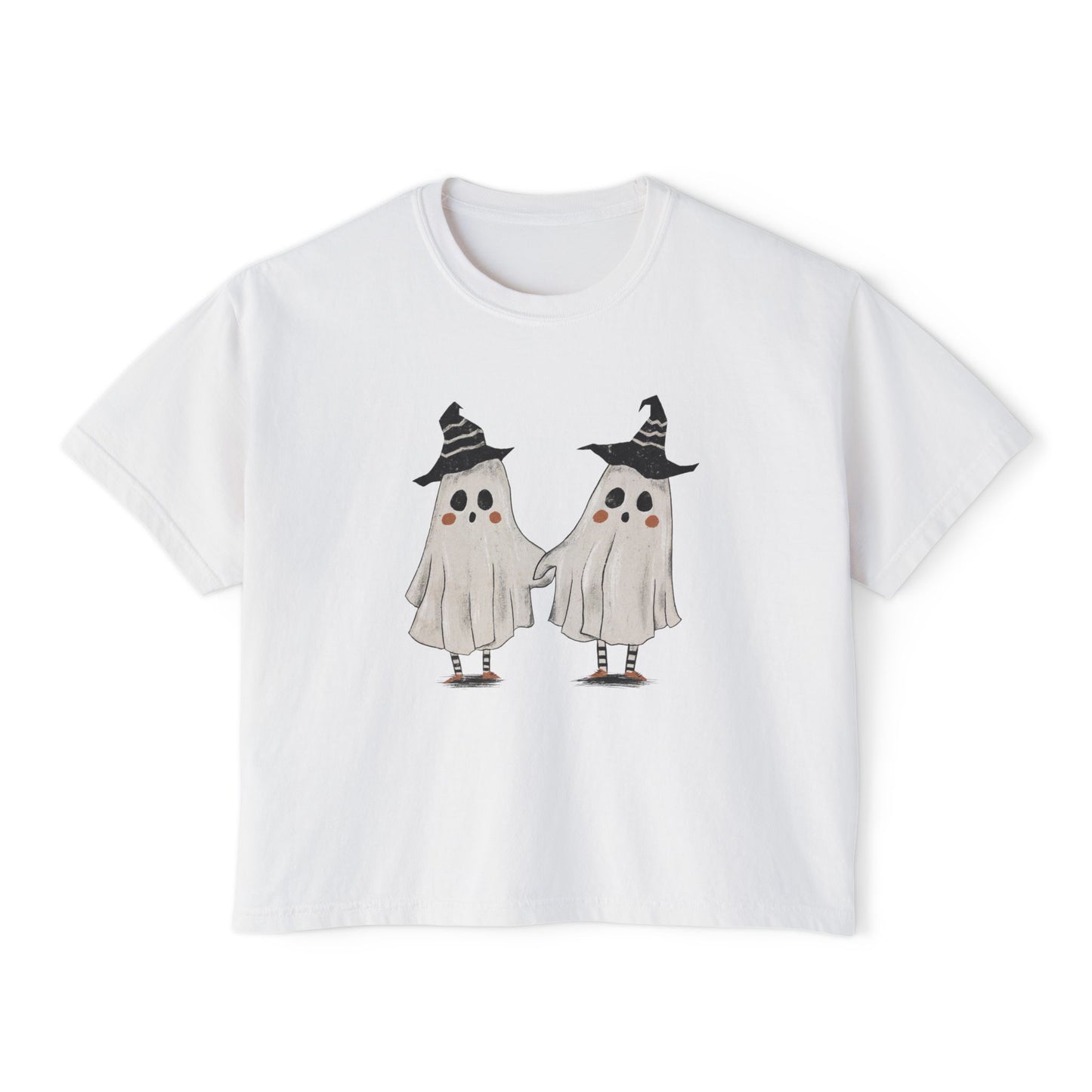 Ghostly Friendship Women's Boxy Tee