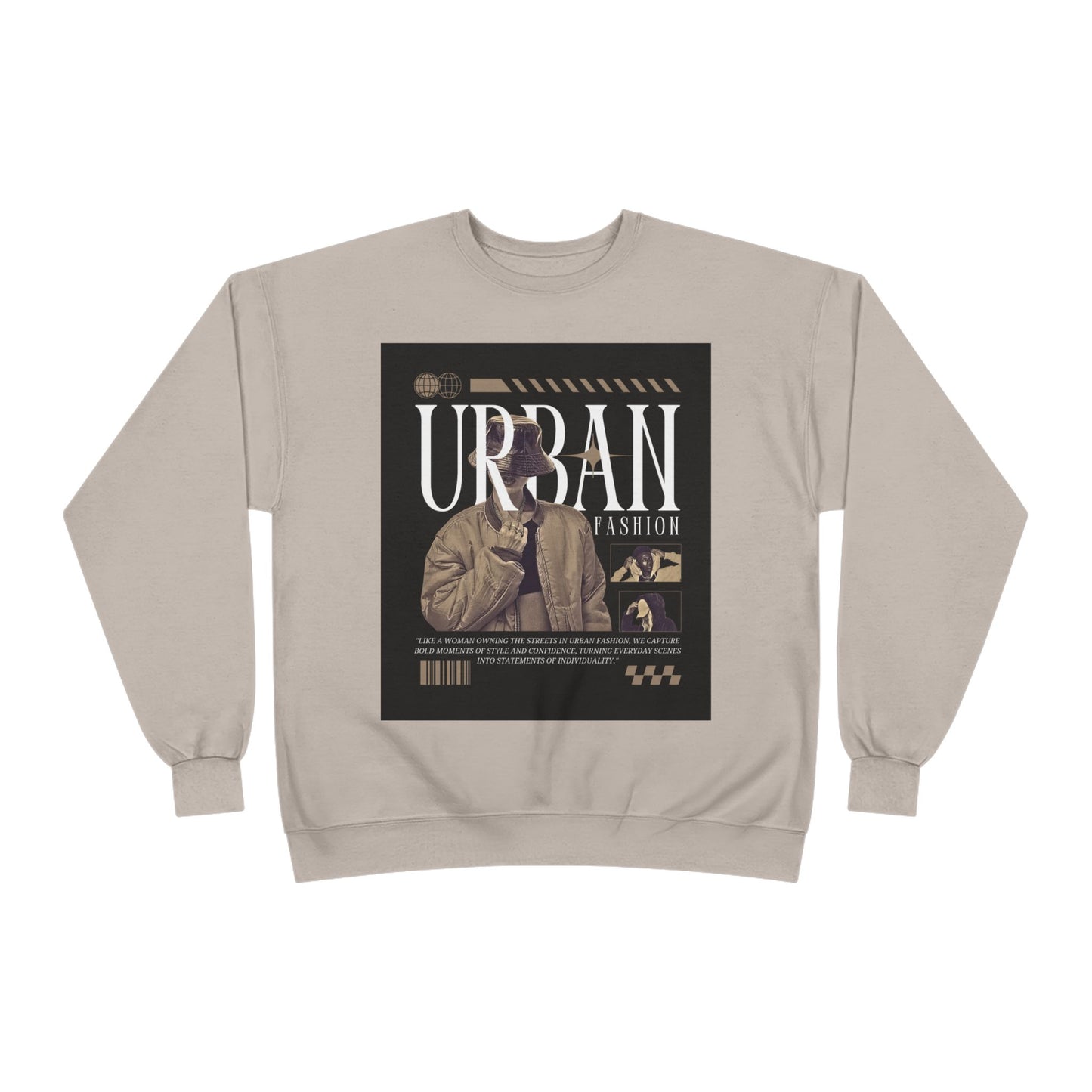 Urban Fashion Crewneck Sweatshirt