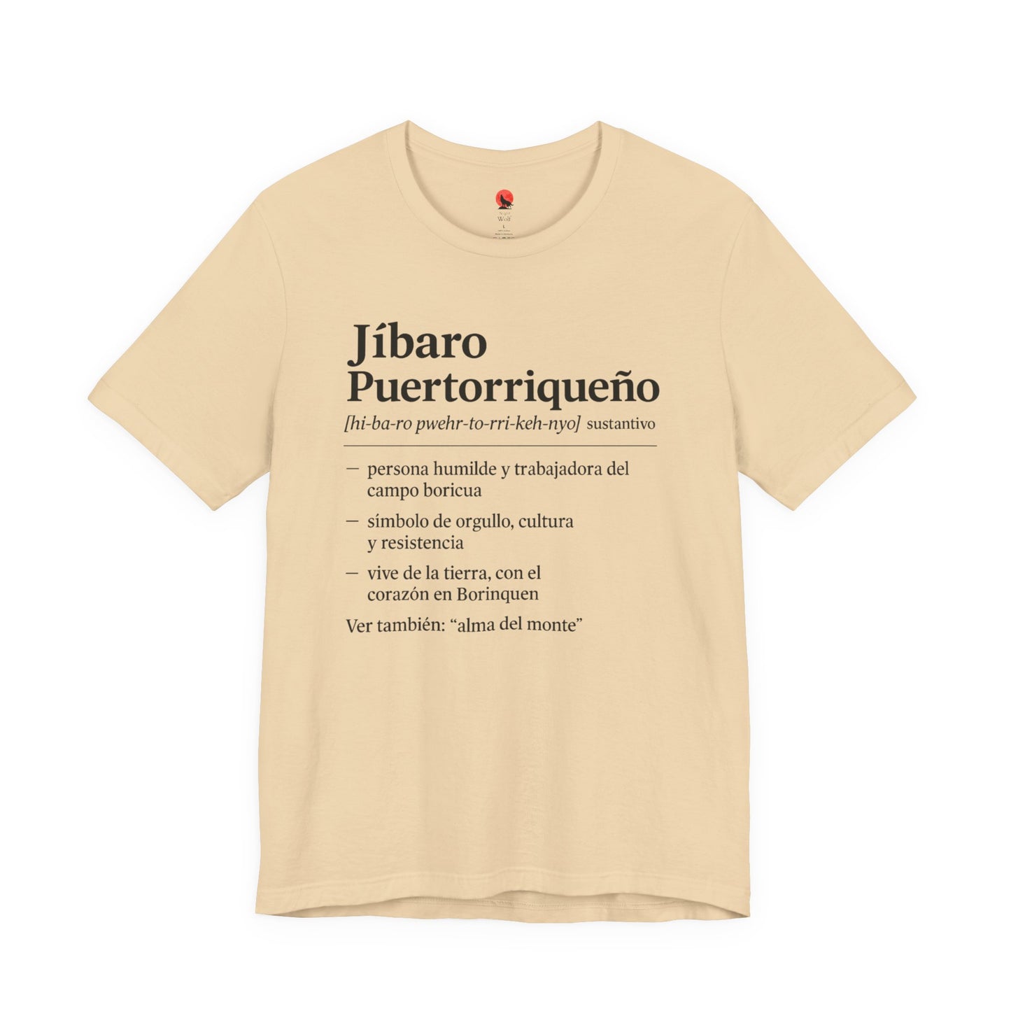 Puerto Rican Jíbaro Tee, Jibaro: Alma del monte