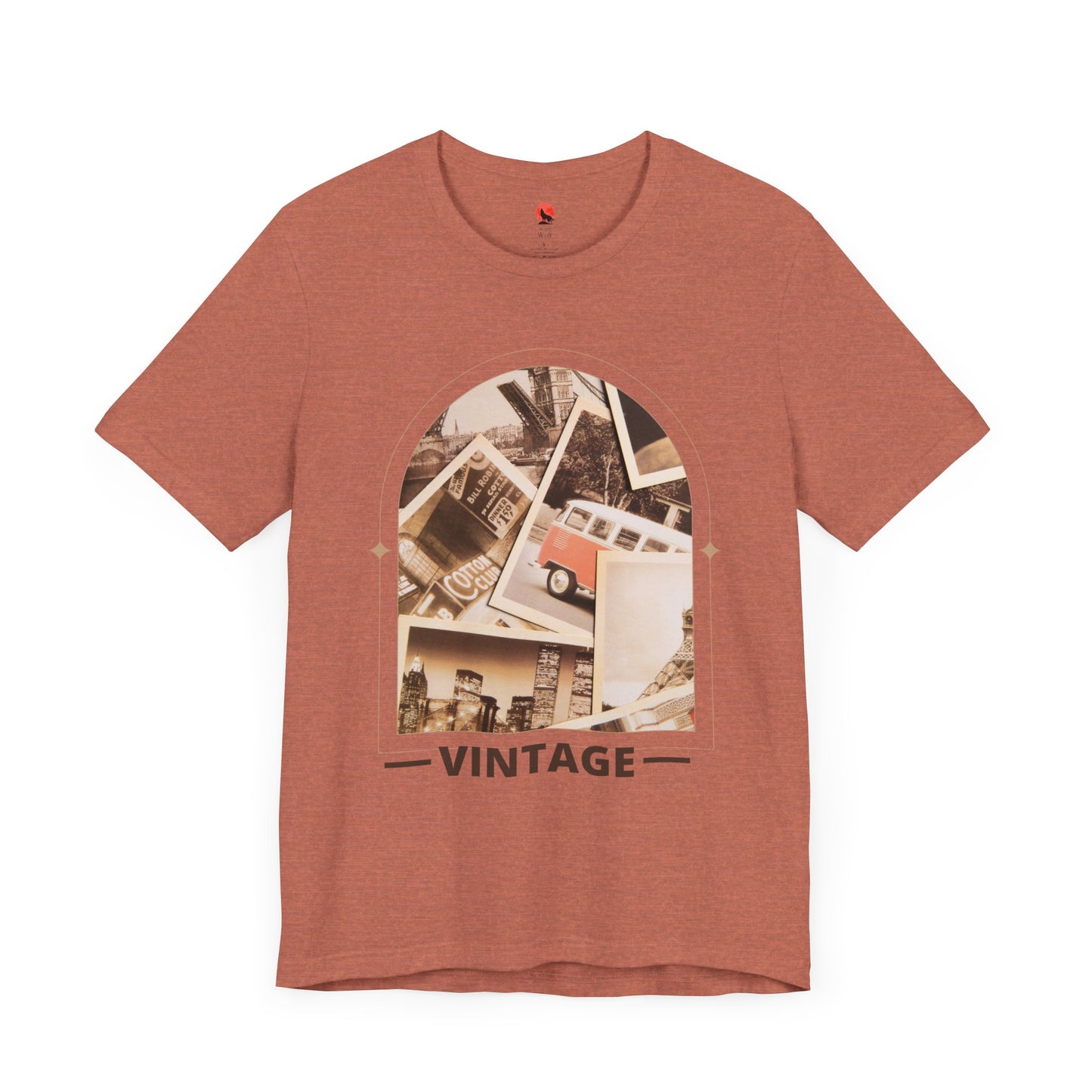 Vintage Photo Collage Unisex Tee
