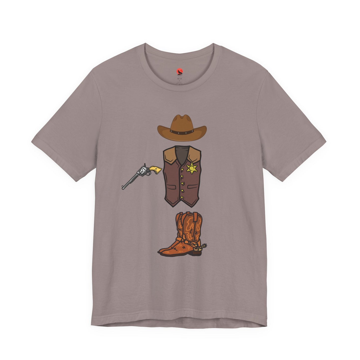 Western Cowboy Graphic Tee, Vintage Cowboy Shirt